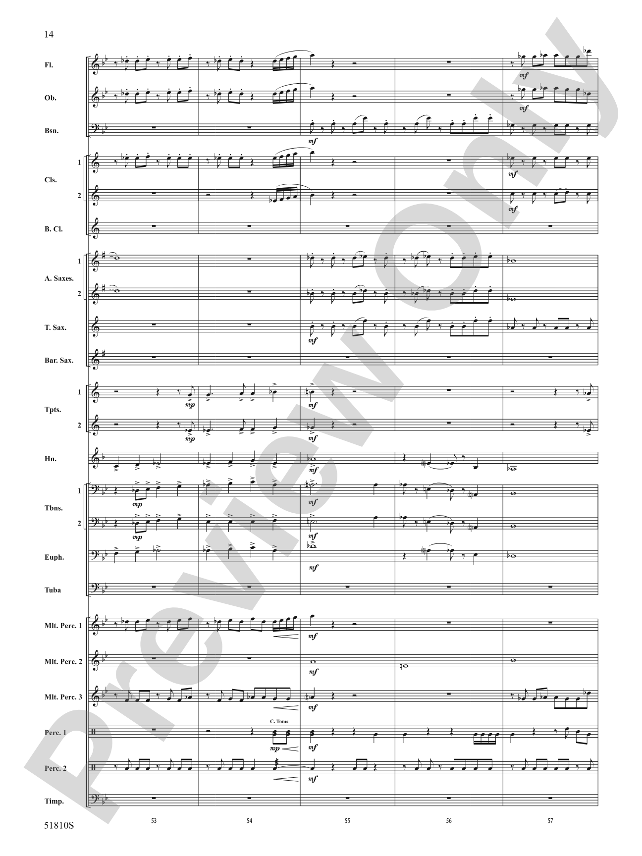 Exuberant Awakening: Concert Band Conductor Score & Parts