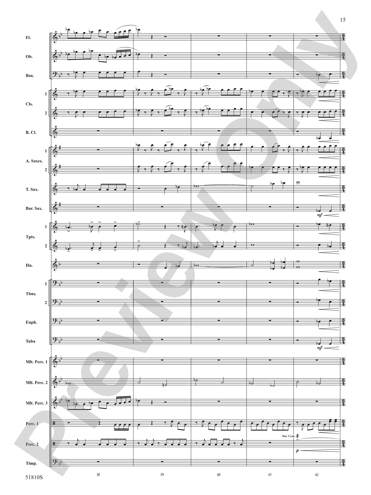 Exuberant Awakening: Concert Band Conductor Score & Parts