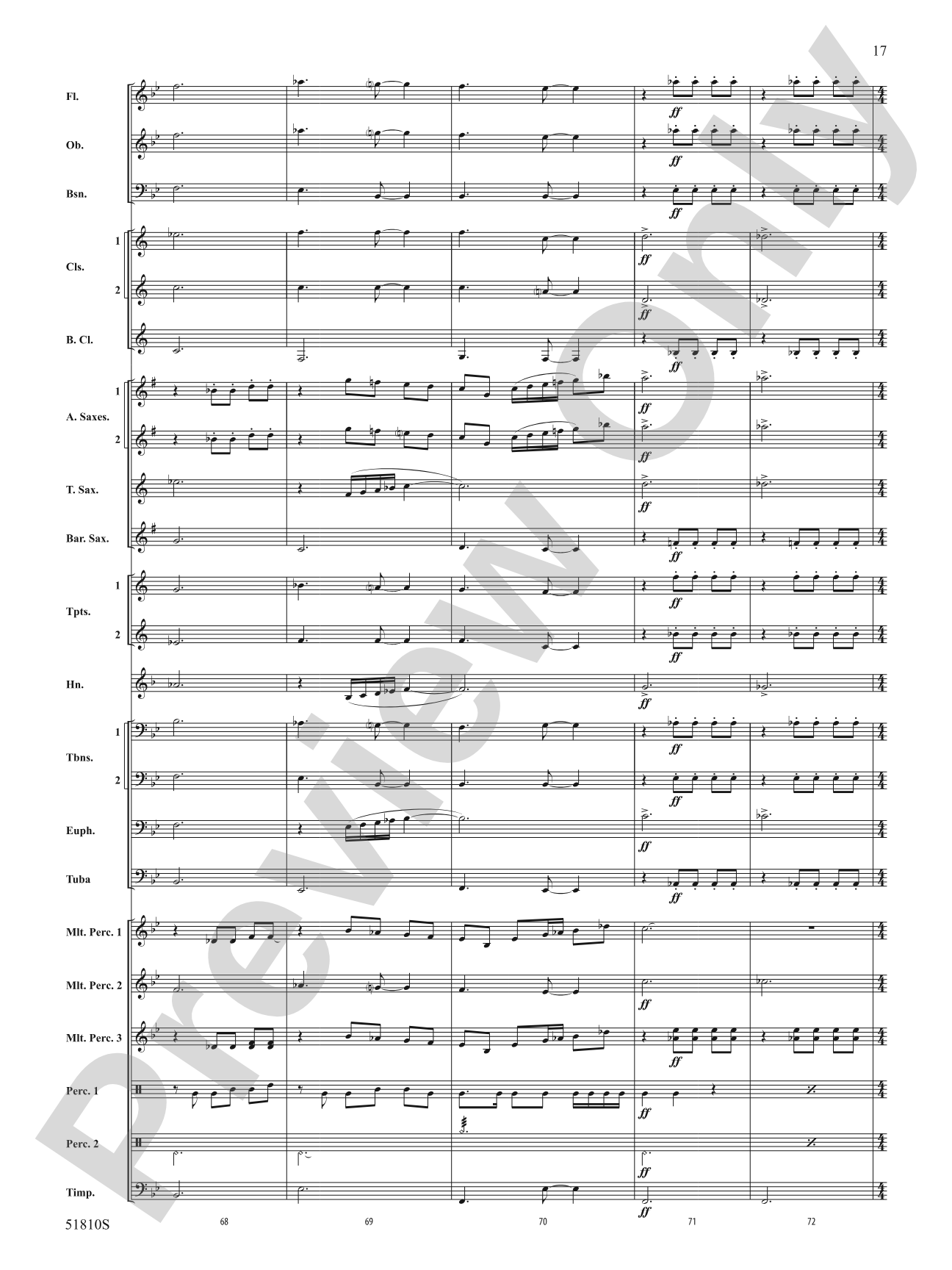 Exuberant Awakening: Concert Band Conductor Score & Parts