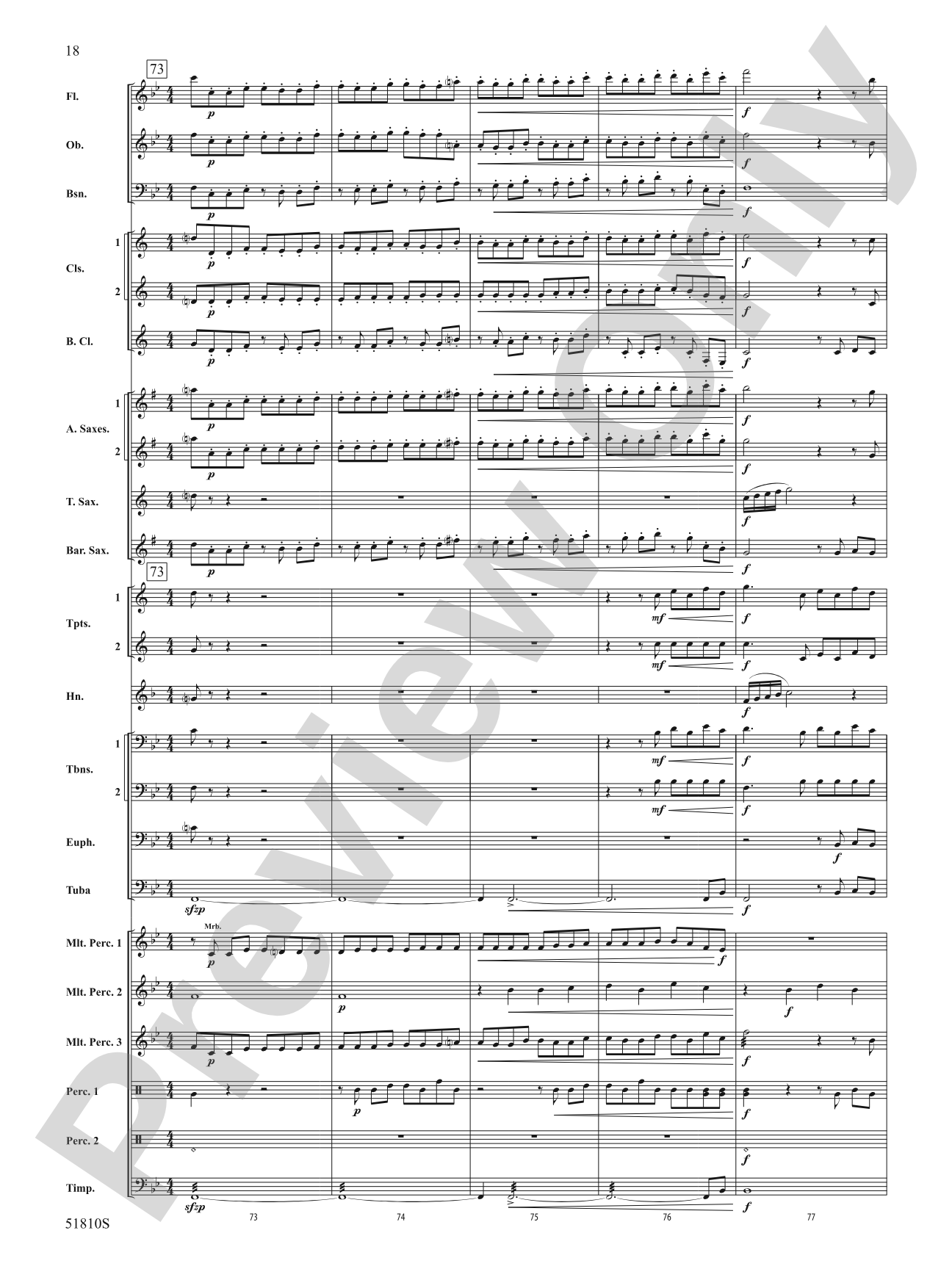 Exuberant Awakening: Concert Band Conductor Score & Parts