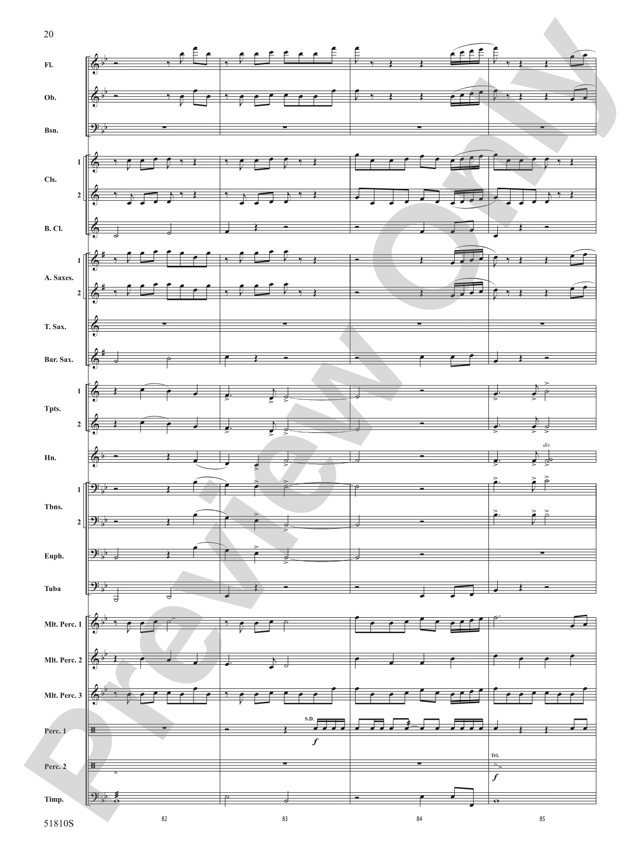 Exuberant Awakening: Concert Band Conductor Score & Parts