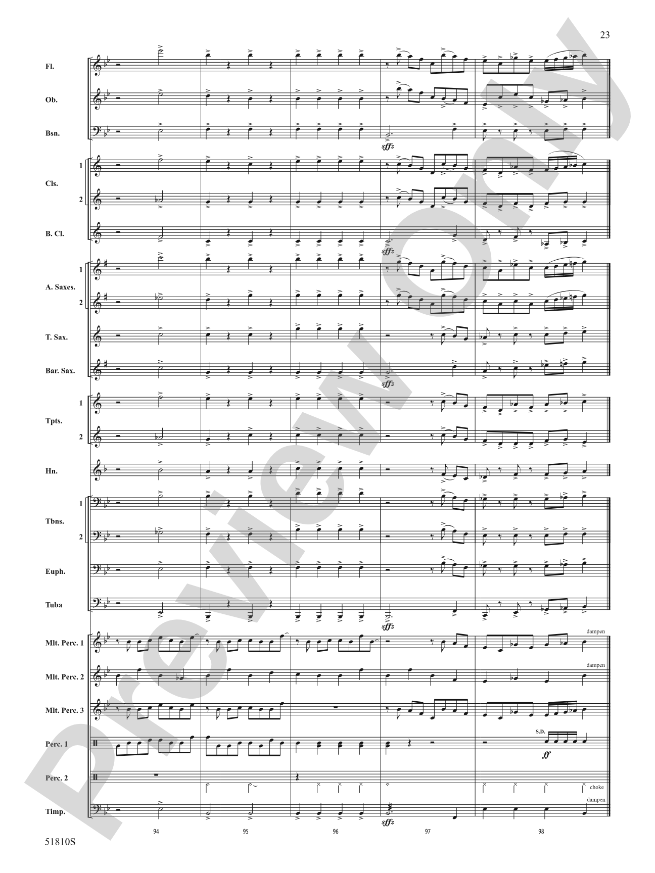 Exuberant Awakening: Concert Band Conductor Score & Parts