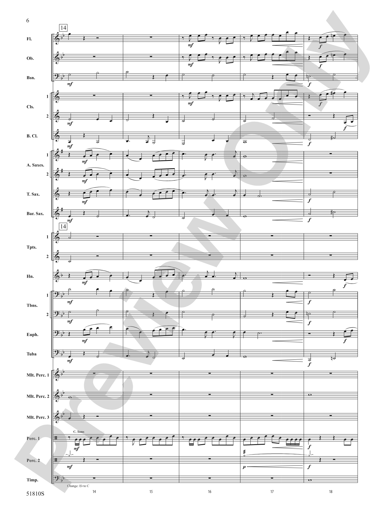 Exuberant Awakening: Concert Band Conductor Score & Parts