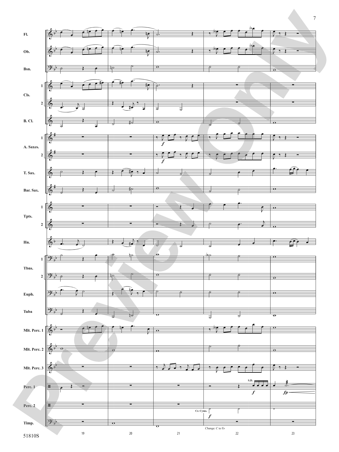 Exuberant Awakening: Concert Band Conductor Score & Parts