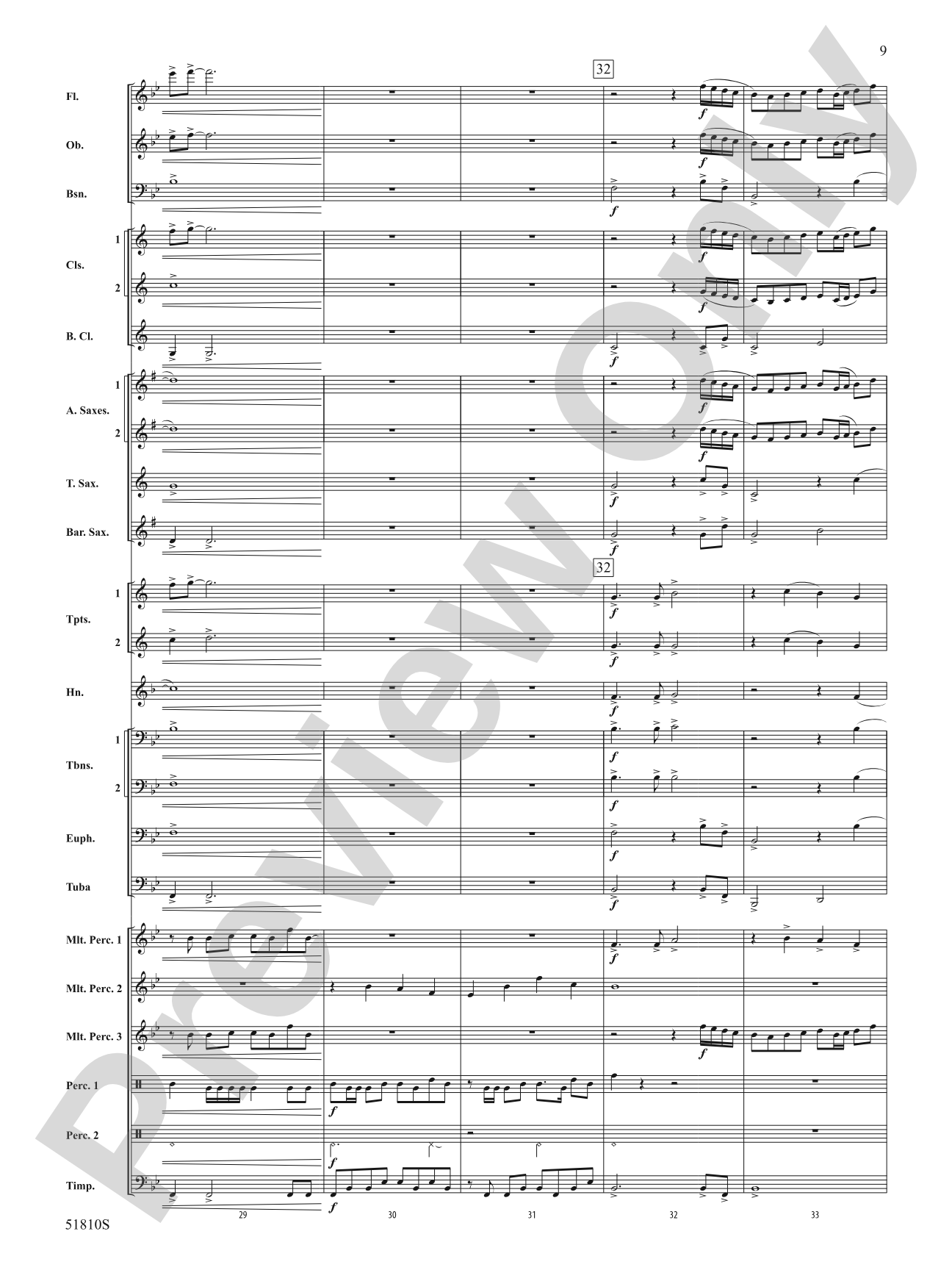 Exuberant Awakening: Concert Band Conductor Score & Parts