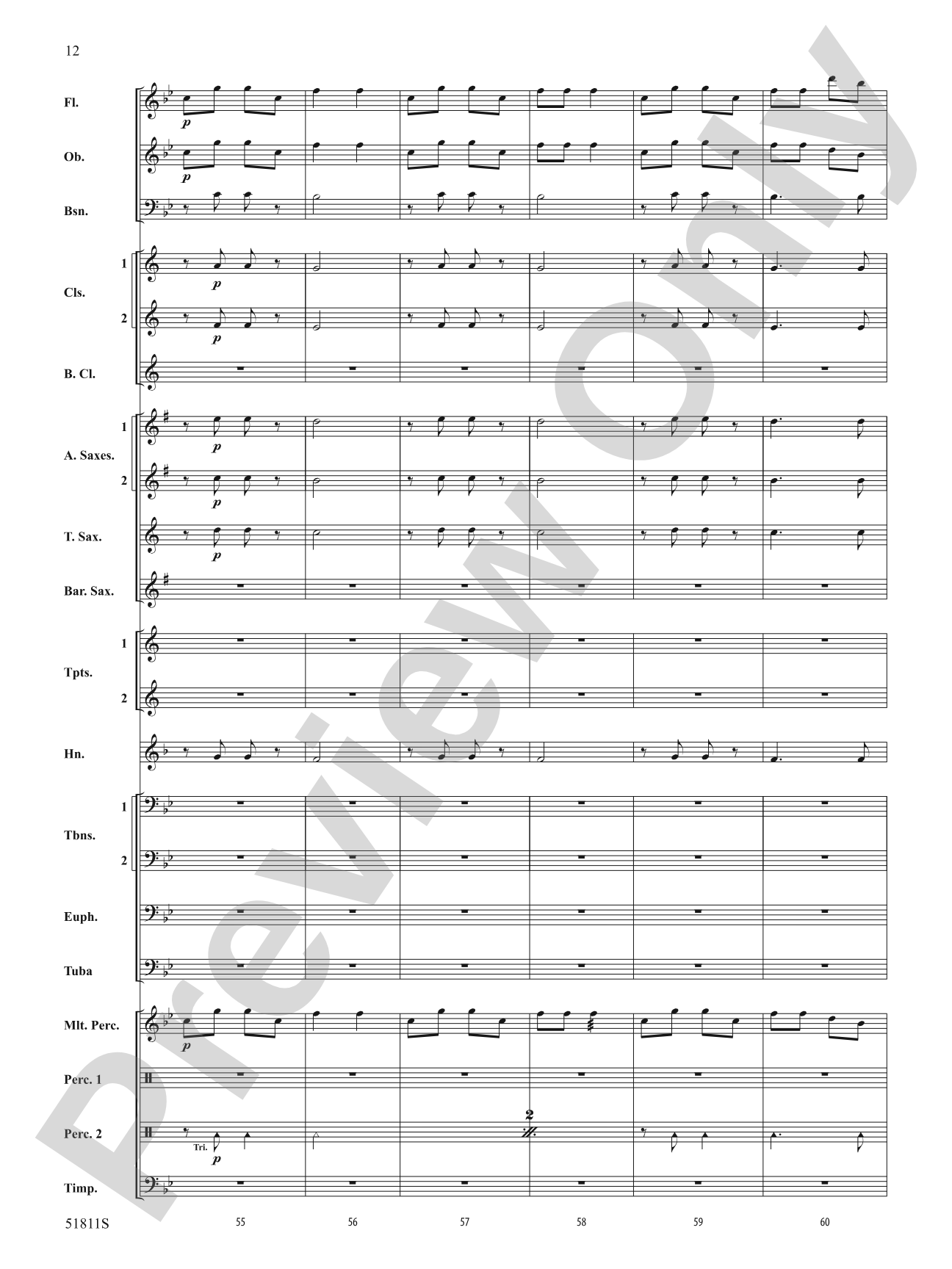 Irish Fantasy: Concert Band Conductor Score & Parts