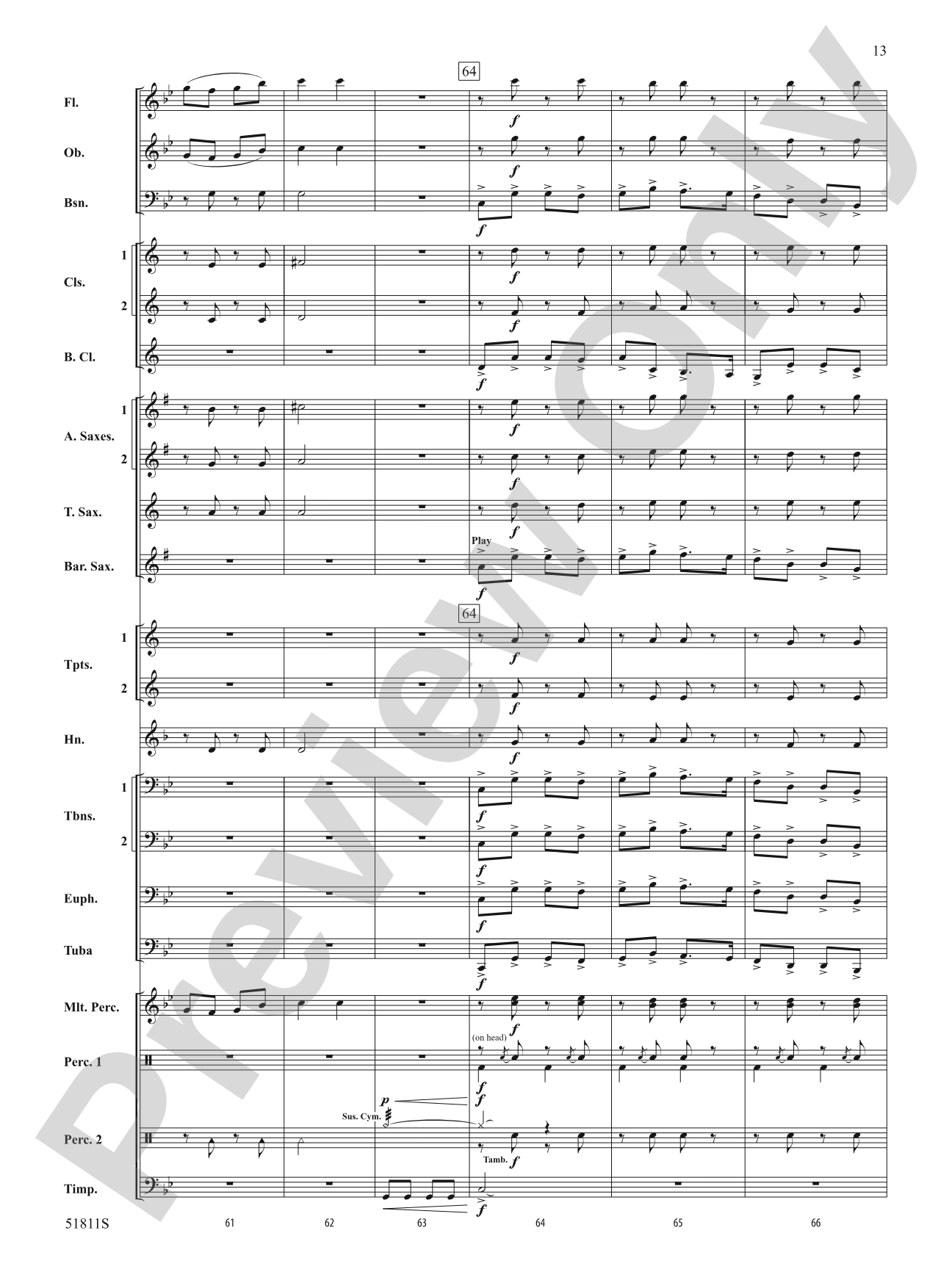 Irish Fantasy: Concert Band Conductor Score & Parts