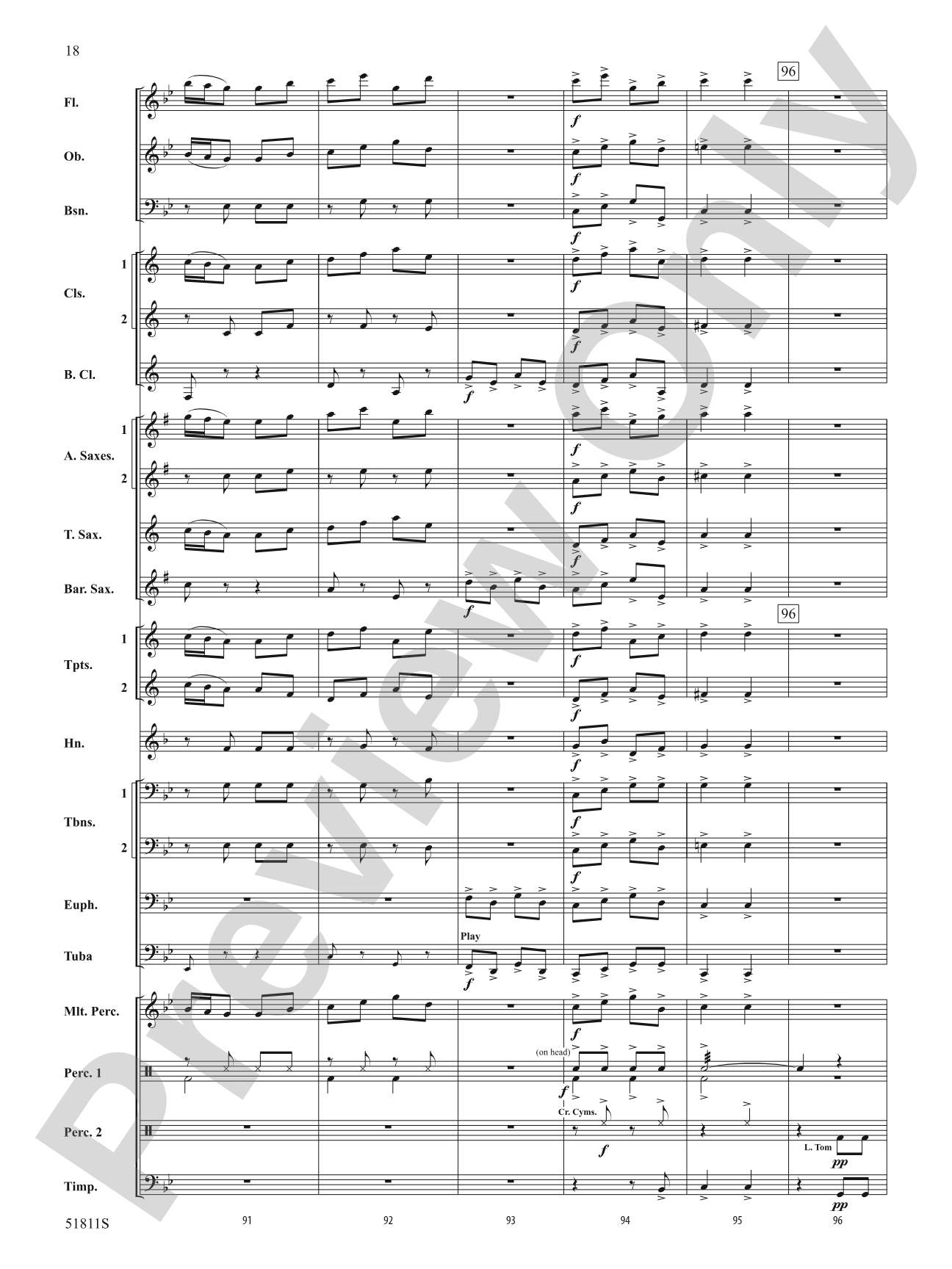 Irish Fantasy: Concert Band Conductor Score & Parts