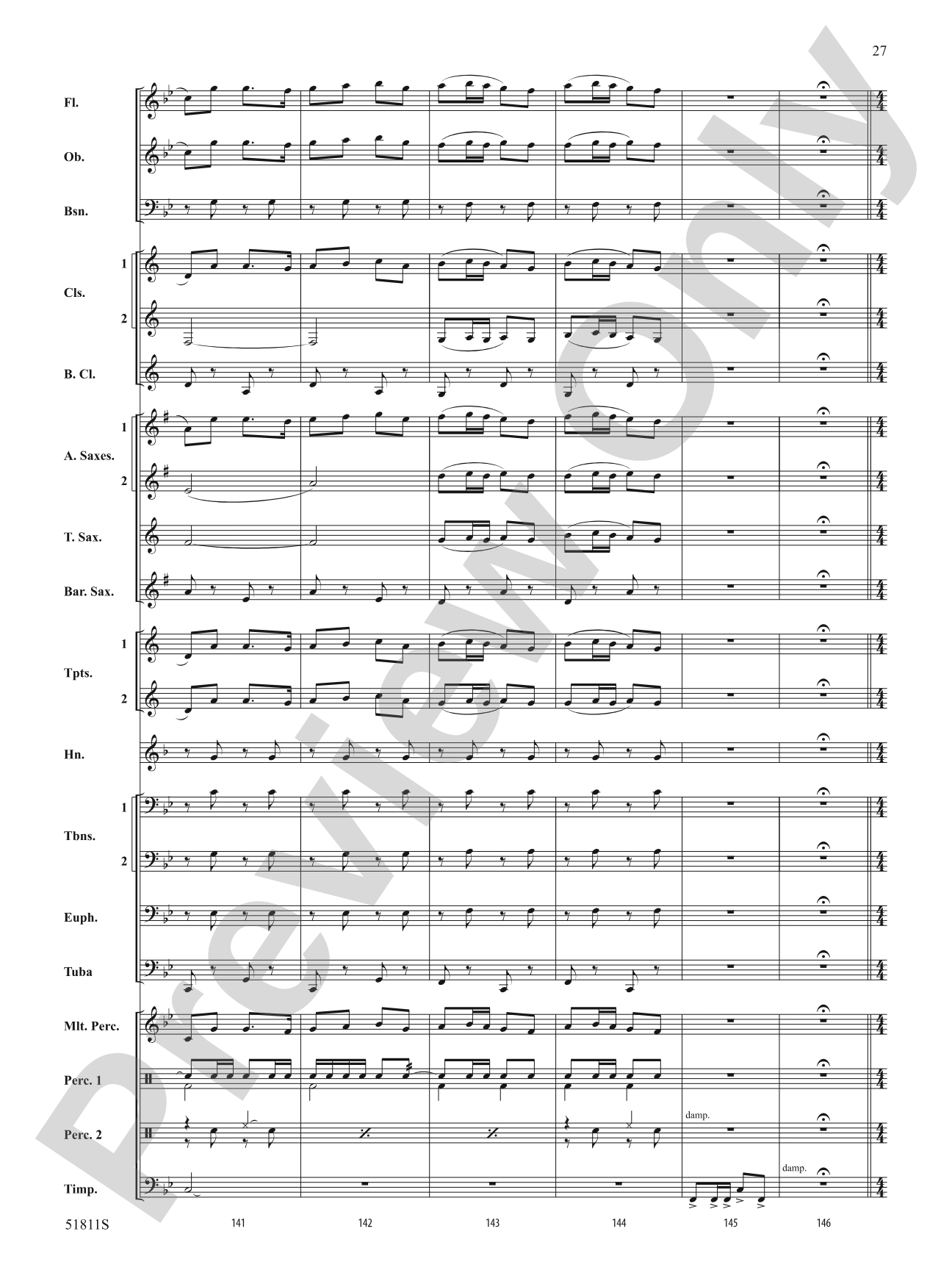 Irish Fantasy: Concert Band Conductor Score & Parts