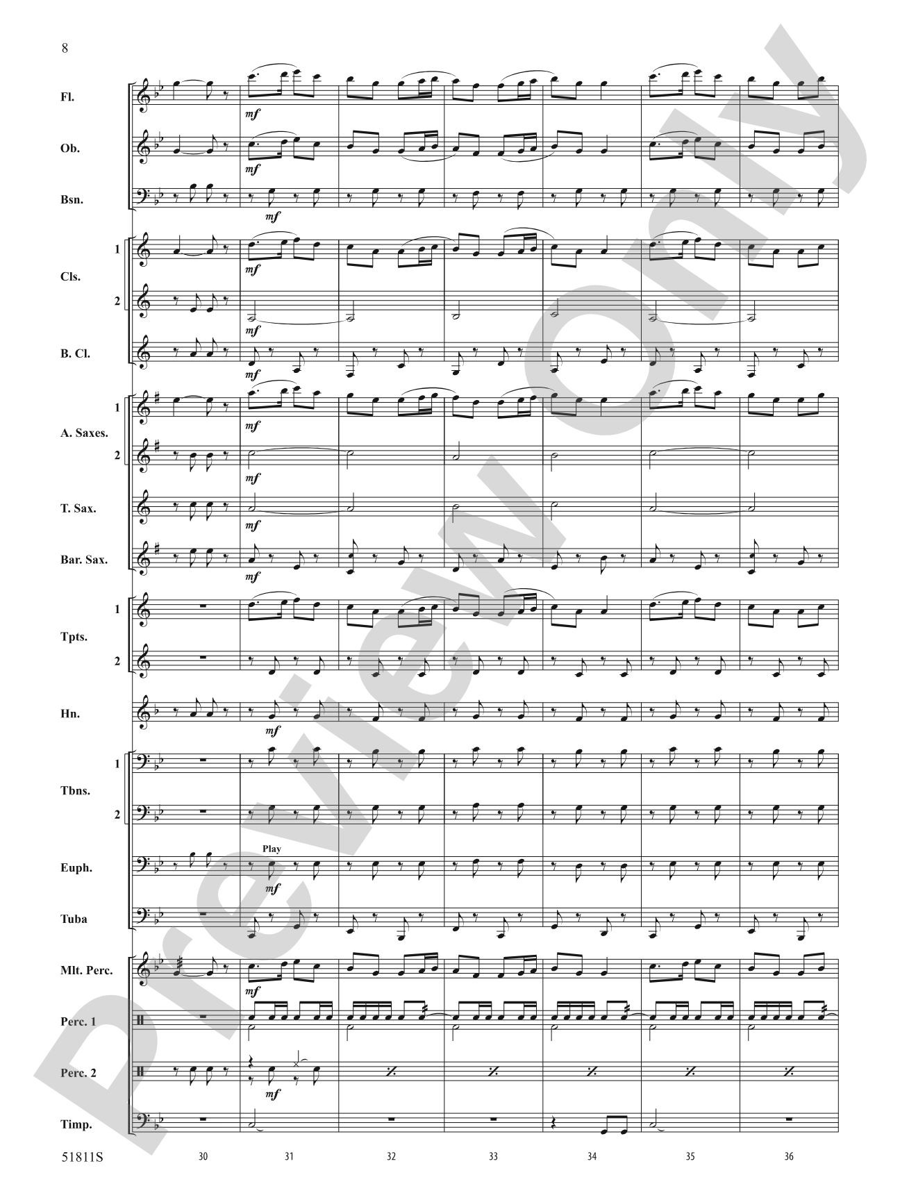 Irish Fantasy: Concert Band Conductor Score & Parts