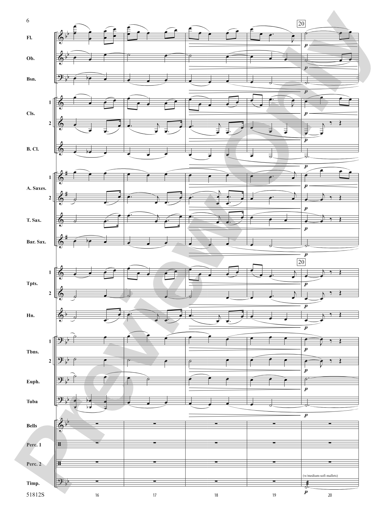 Nimrod: Concert Band Conductor Score & Parts