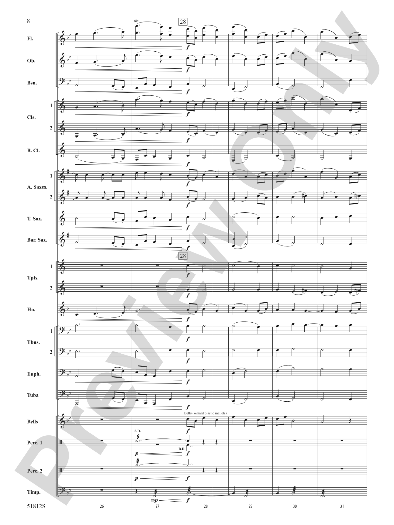 Nimrod: Concert Band Conductor Score & Parts