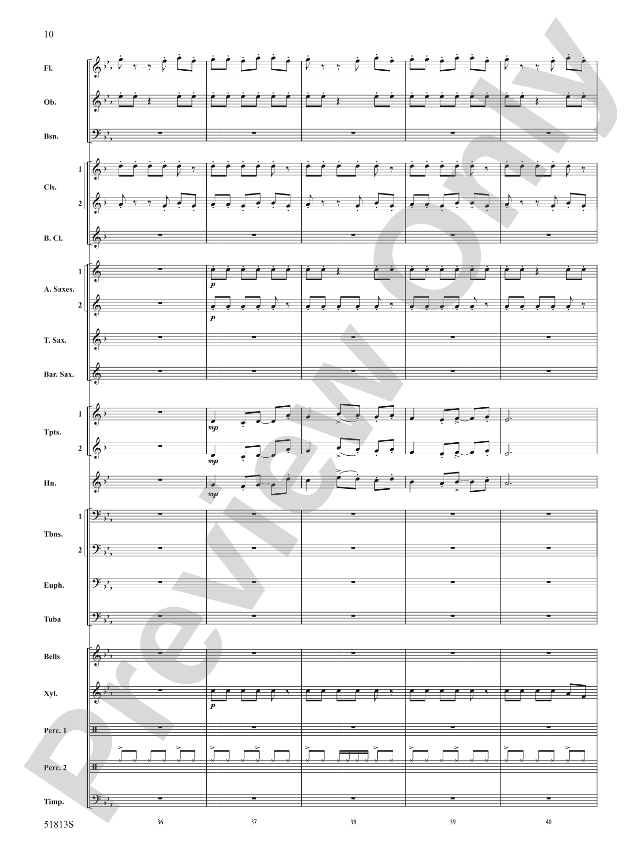 On a Tear: Concert Band Conductor Score & Parts