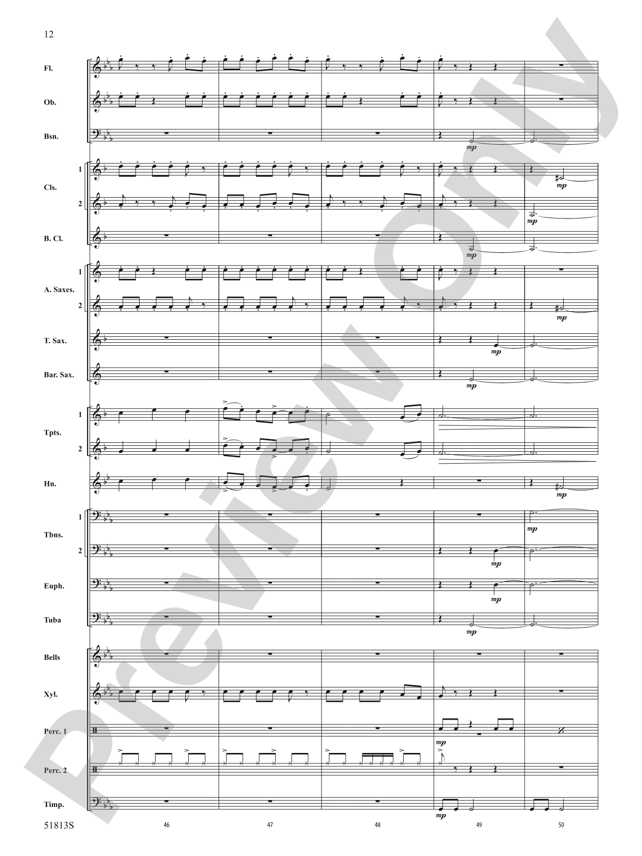On a Tear: Concert Band Conductor Score & Parts