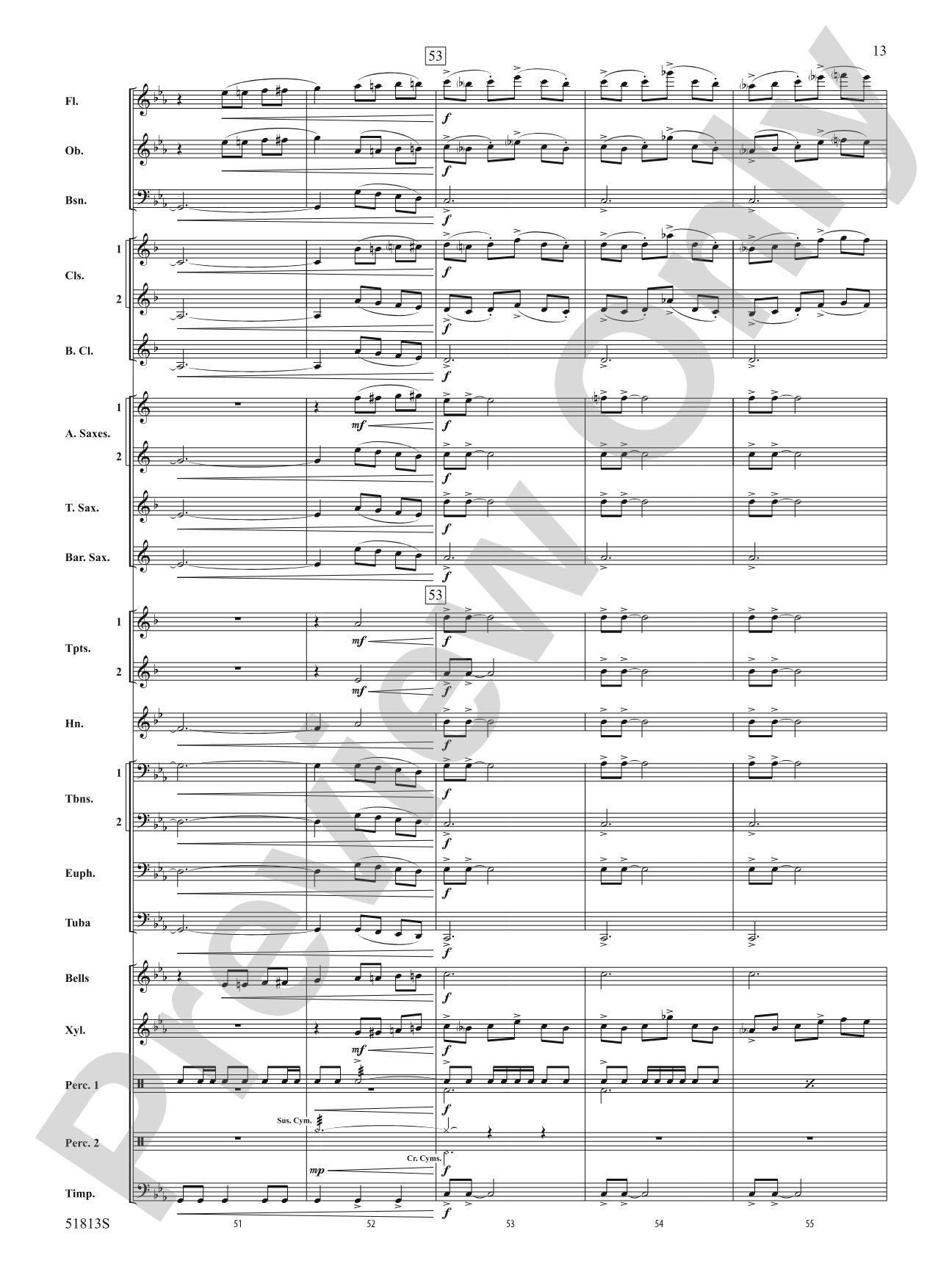 On a Tear: Concert Band Conductor Score & Parts