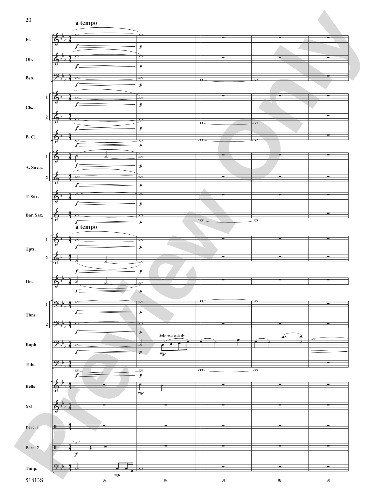 On a Tear: Concert Band Conductor Score & Parts