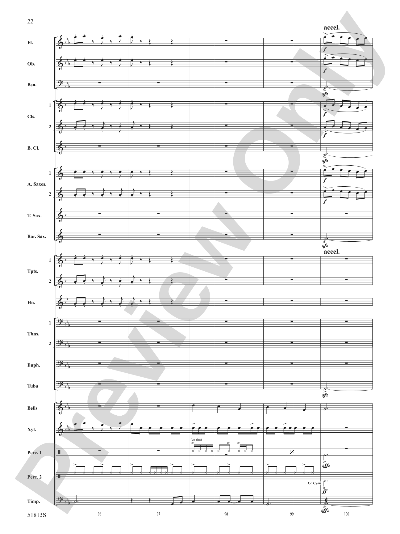 On a Tear: Concert Band Conductor Score & Parts