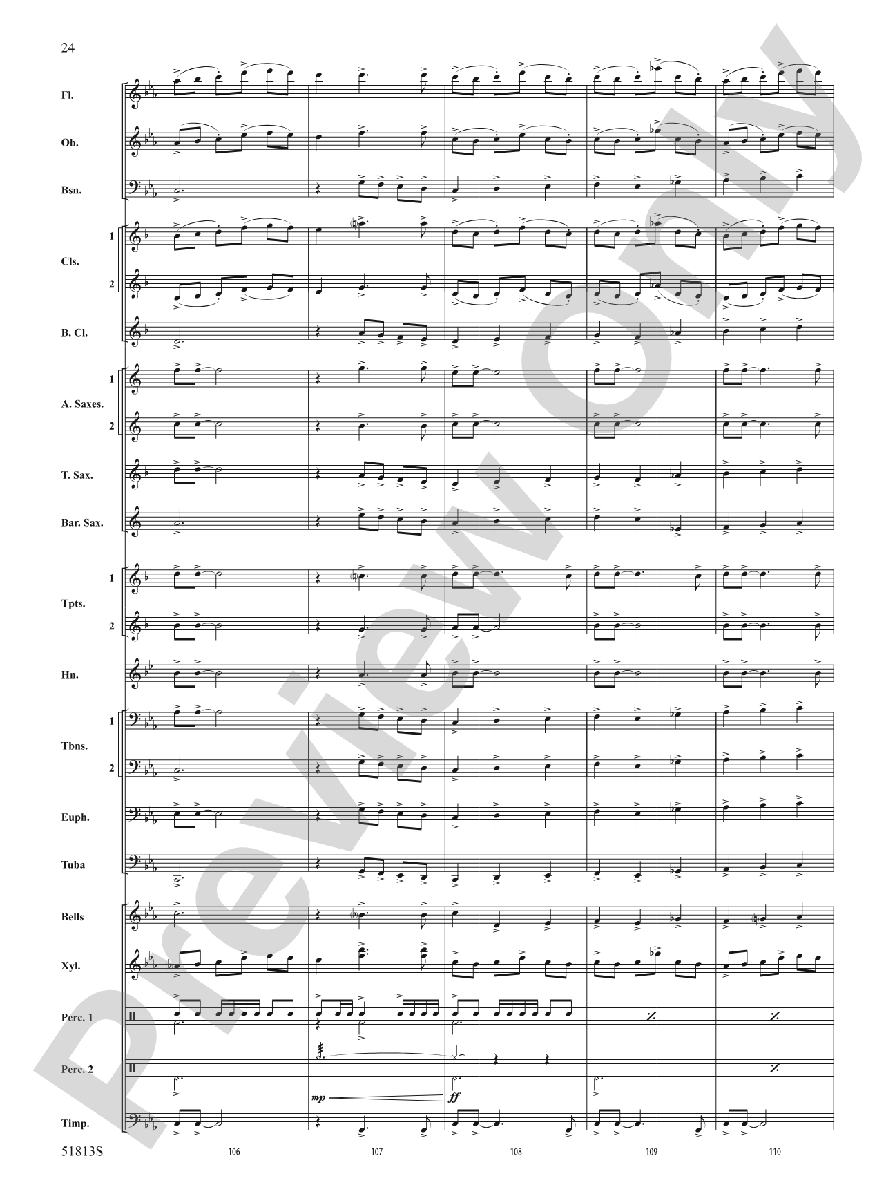 On a Tear: Concert Band Conductor Score & Parts