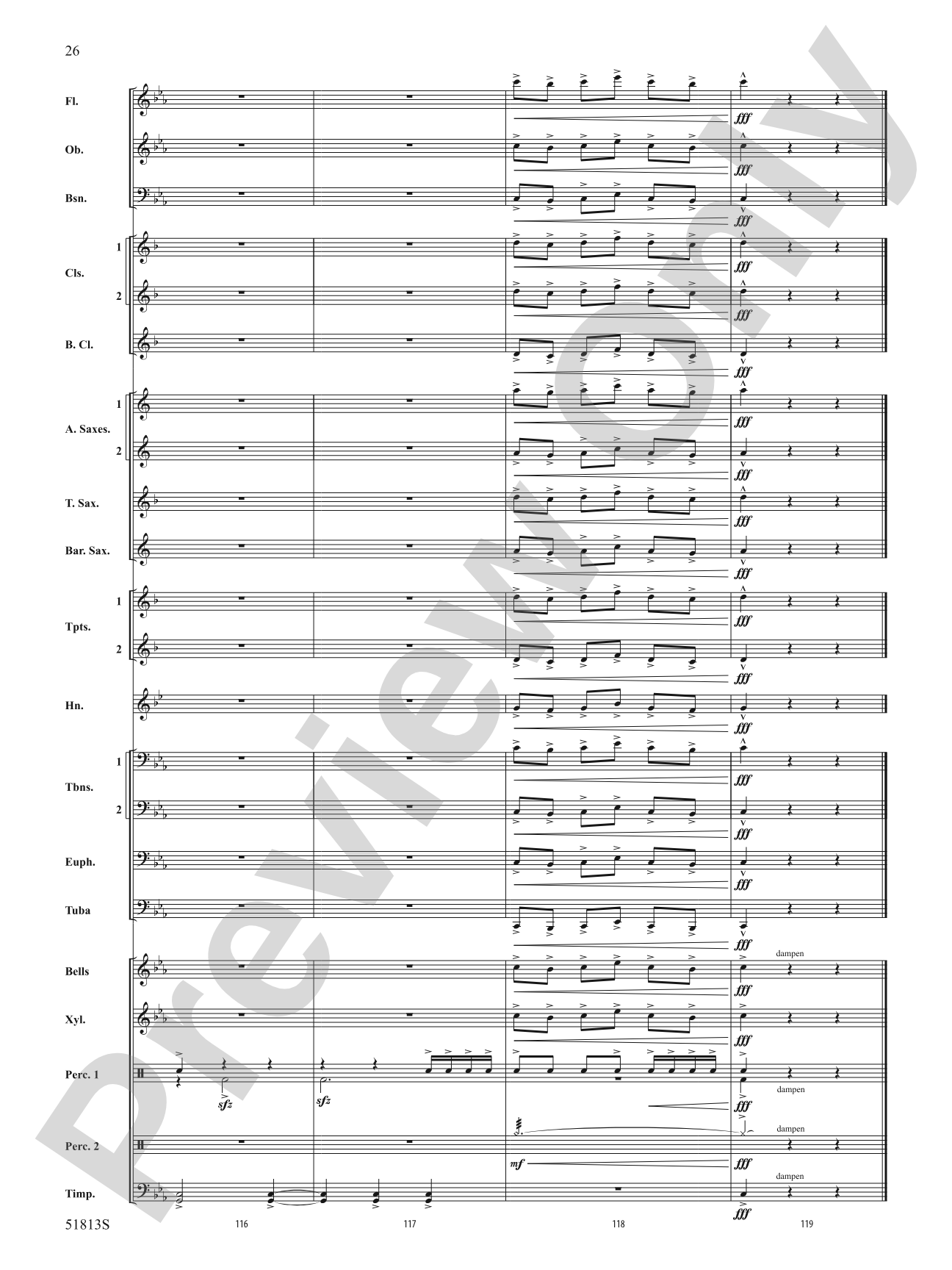 On a Tear: Concert Band Conductor Score & Parts