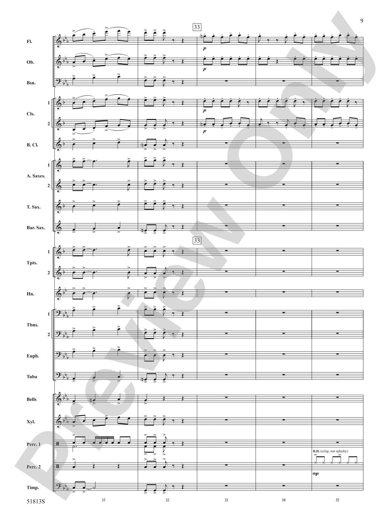 On a Tear: Concert Band Conductor Score & Parts