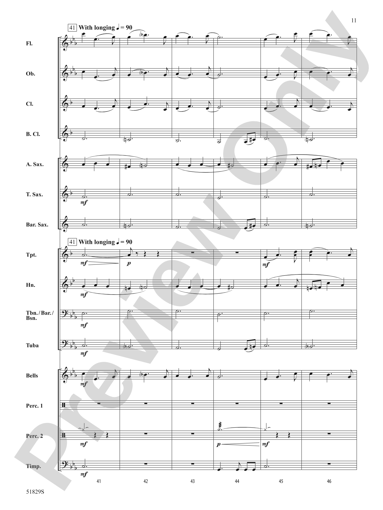 Alas, My Love: Concert Band Conductor Score & Parts