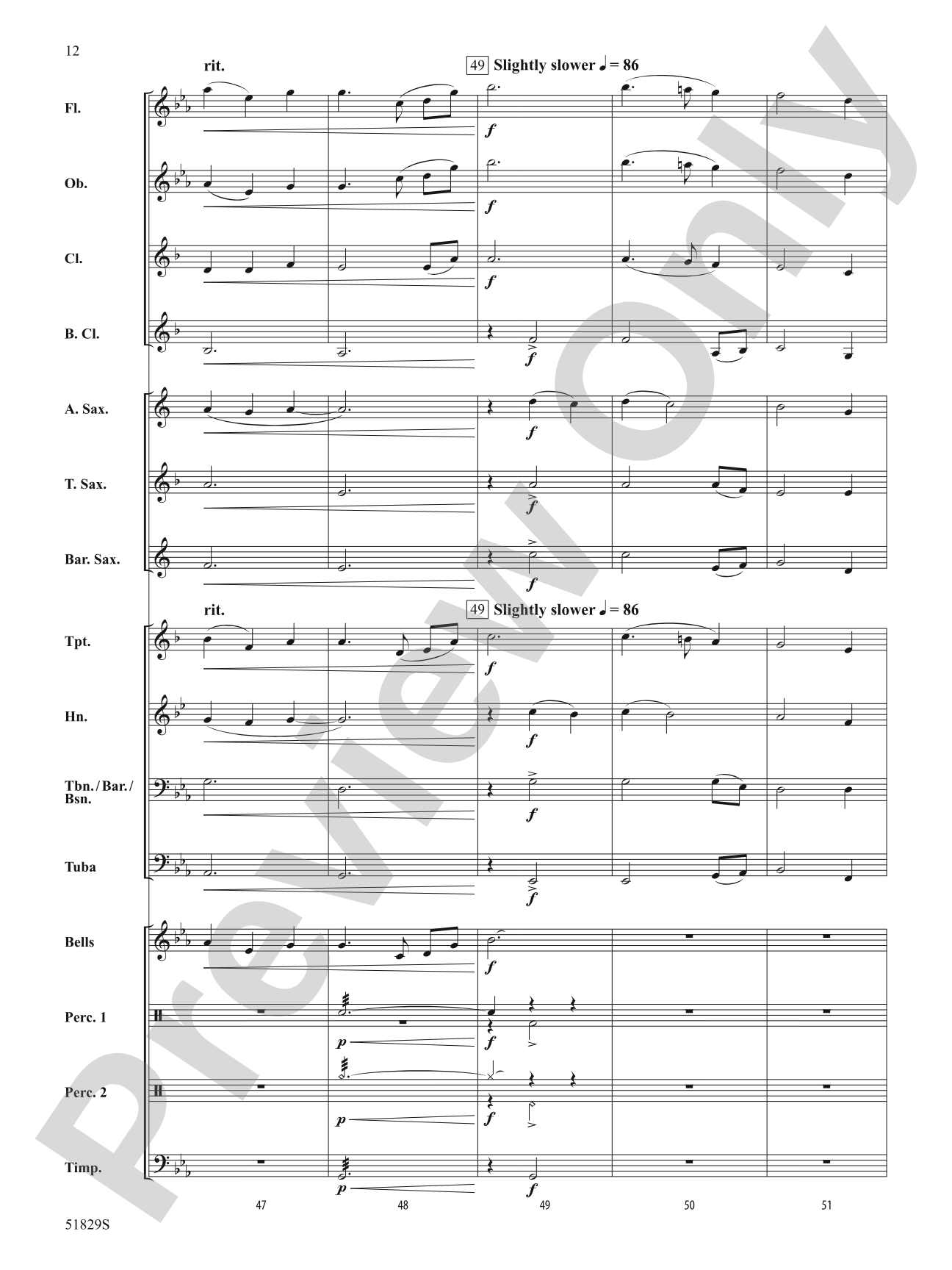 Alas, My Love: Concert Band Conductor Score & Parts