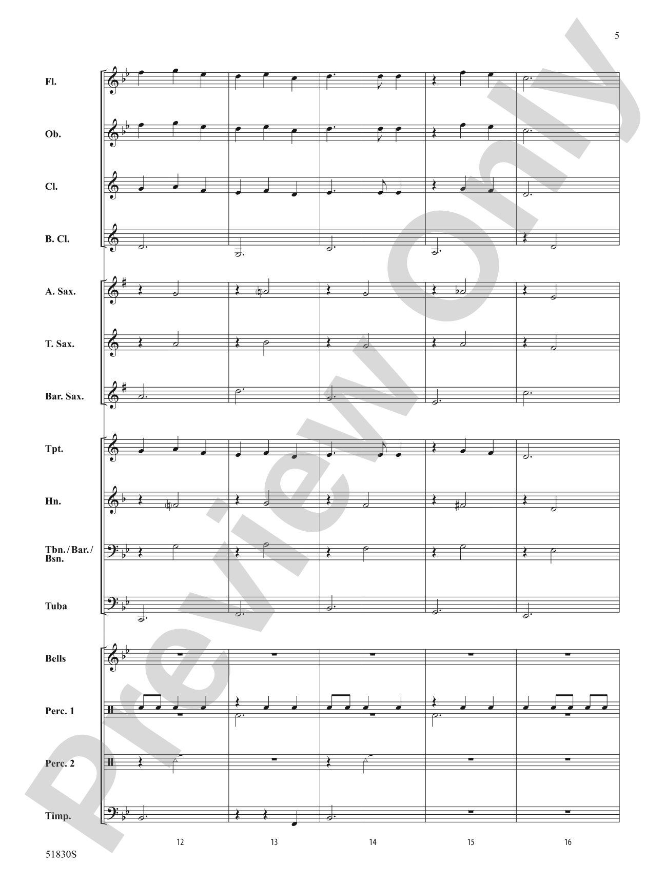 The Christmas Waltz: Concert Band Conductor Score & Parts
