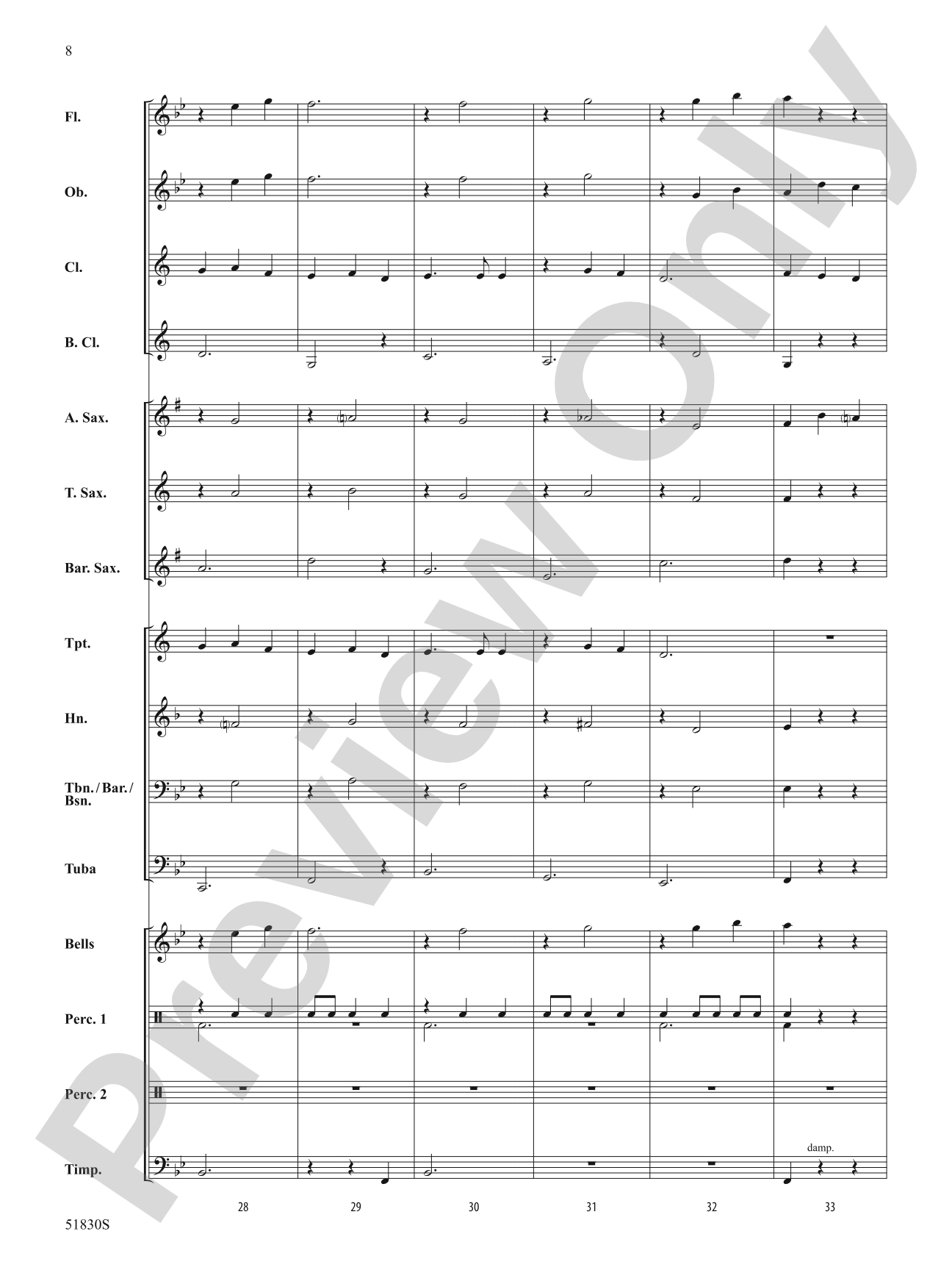 The Christmas Waltz: Concert Band Conductor Score & Parts