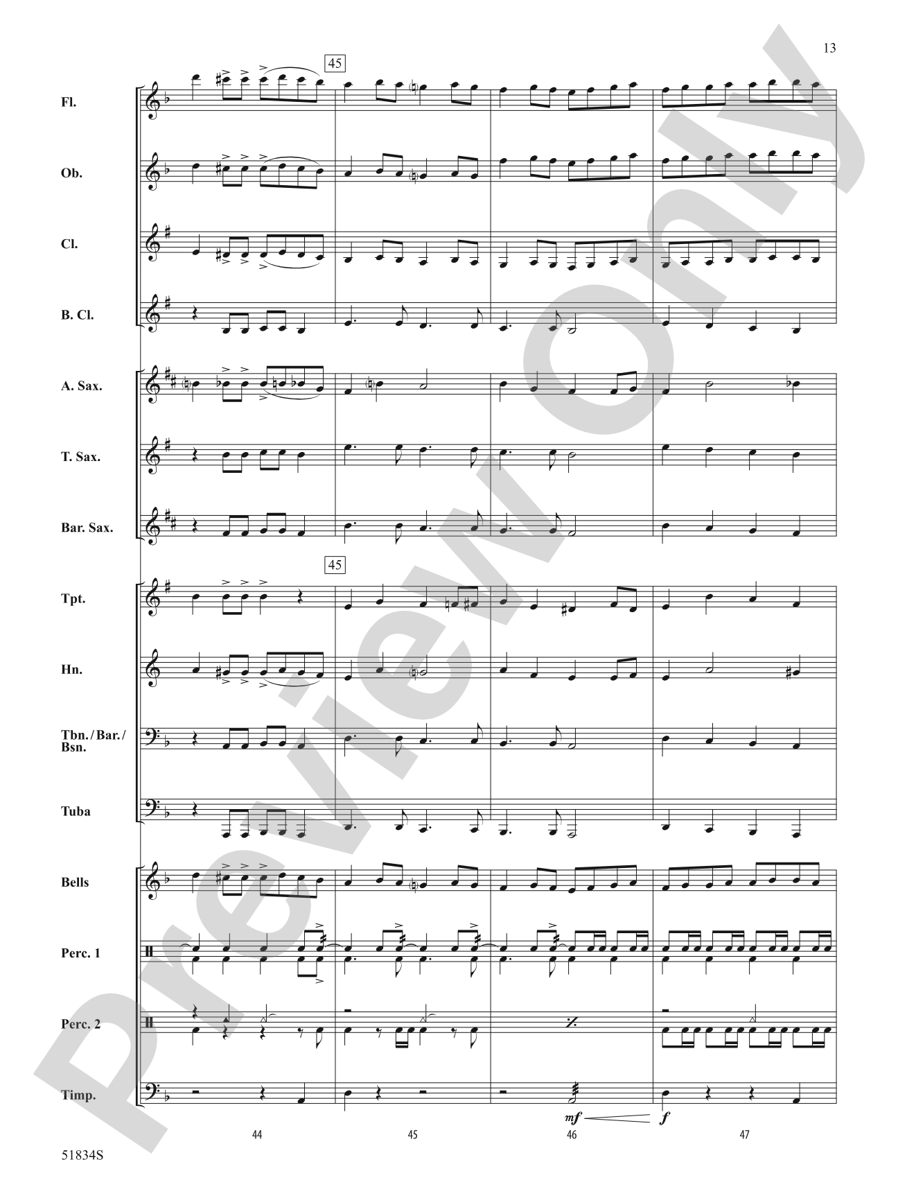 Toreador Tango!: Concert Band Conductor Score & Parts