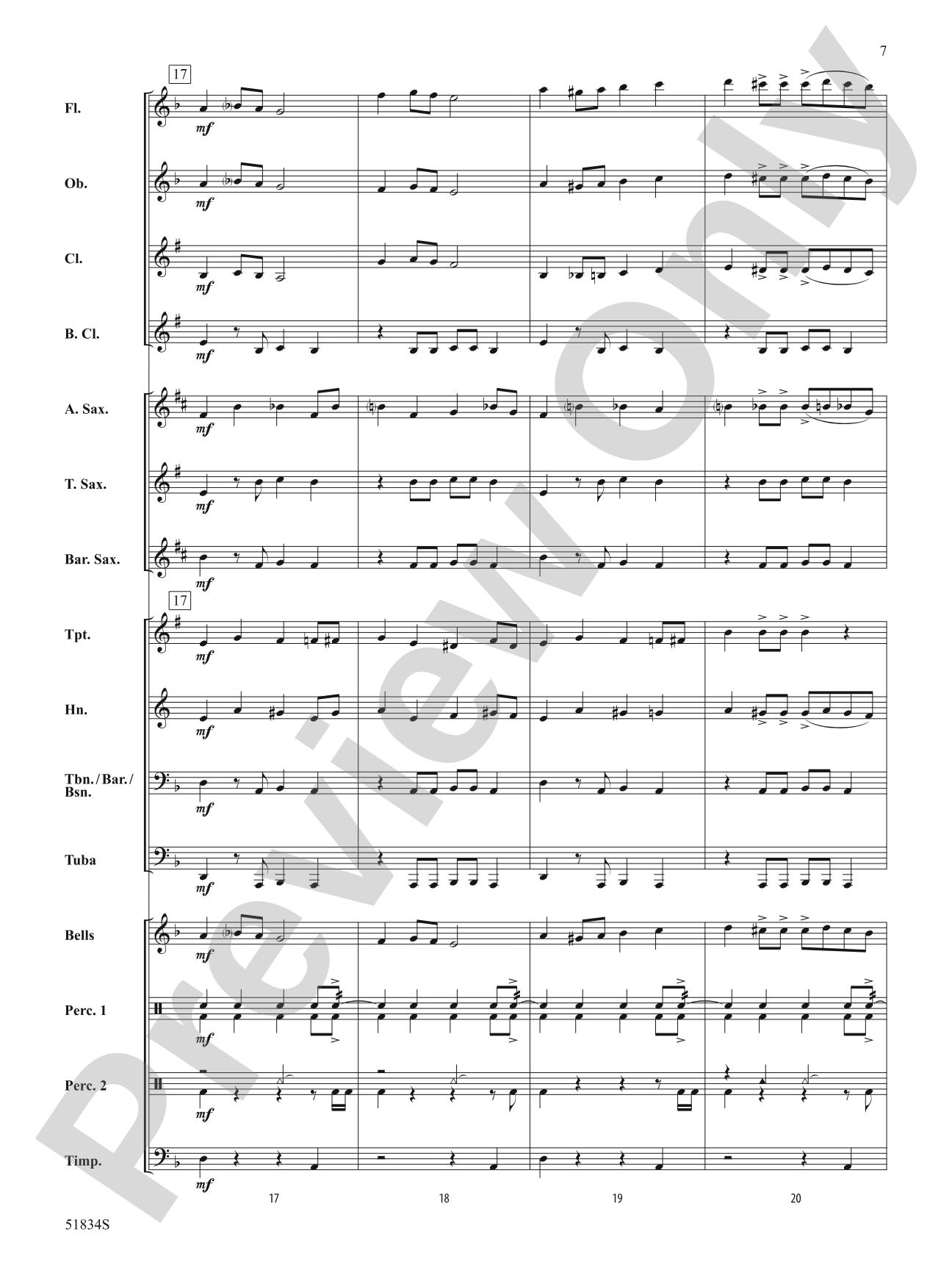Toreador Tango!: Concert Band Conductor Score & Parts