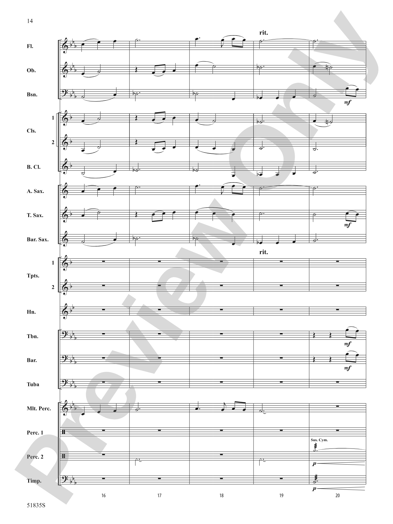 Perspectives: Concert Band Conductor Score & Parts