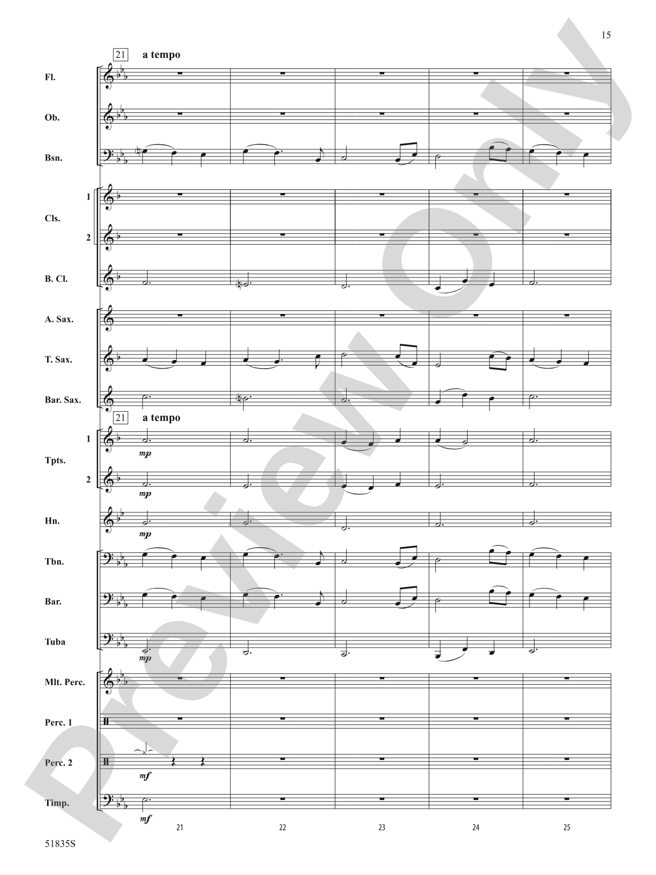 Perspectives: Concert Band Conductor Score & Parts