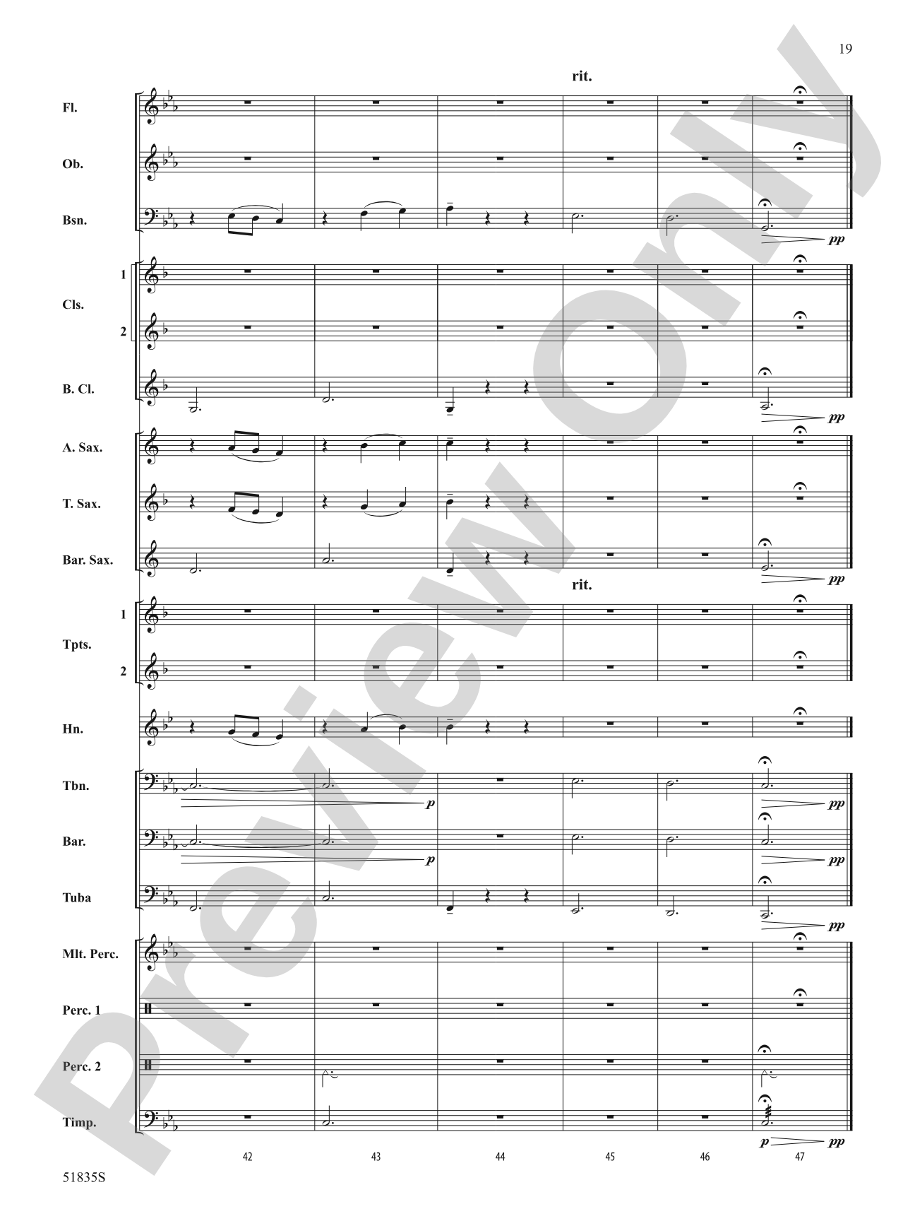 Perspectives: Concert Band Conductor Score & Parts