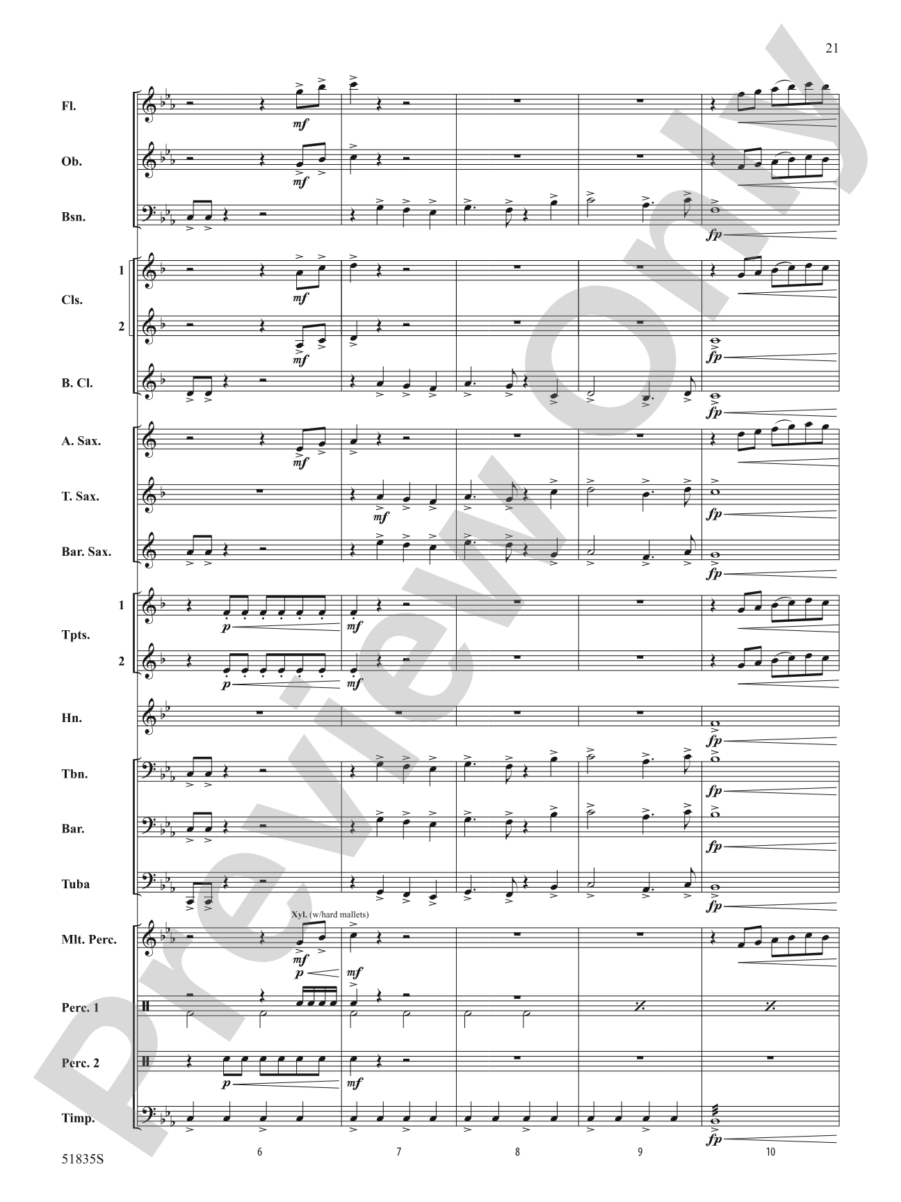 Perspectives: Concert Band Conductor Score & Parts