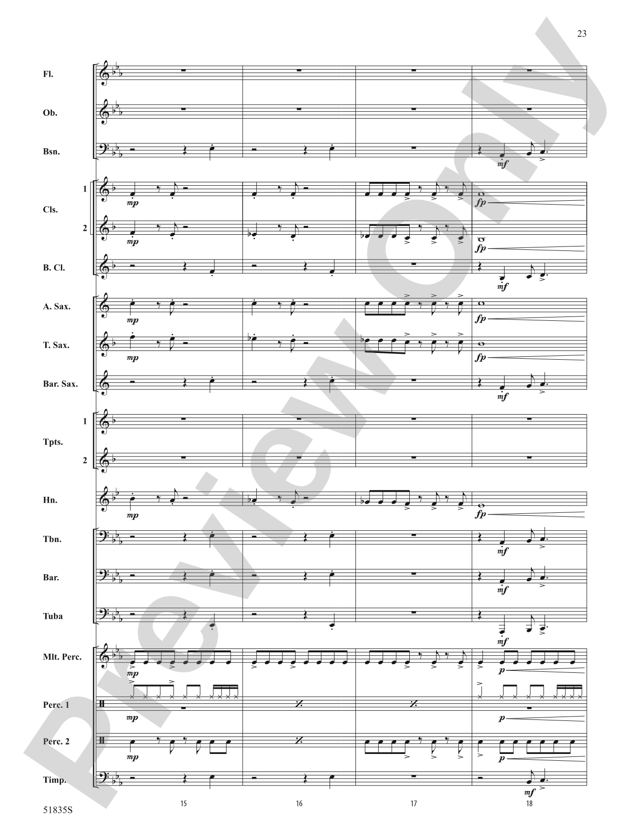 Perspectives: Concert Band Conductor Score & Parts