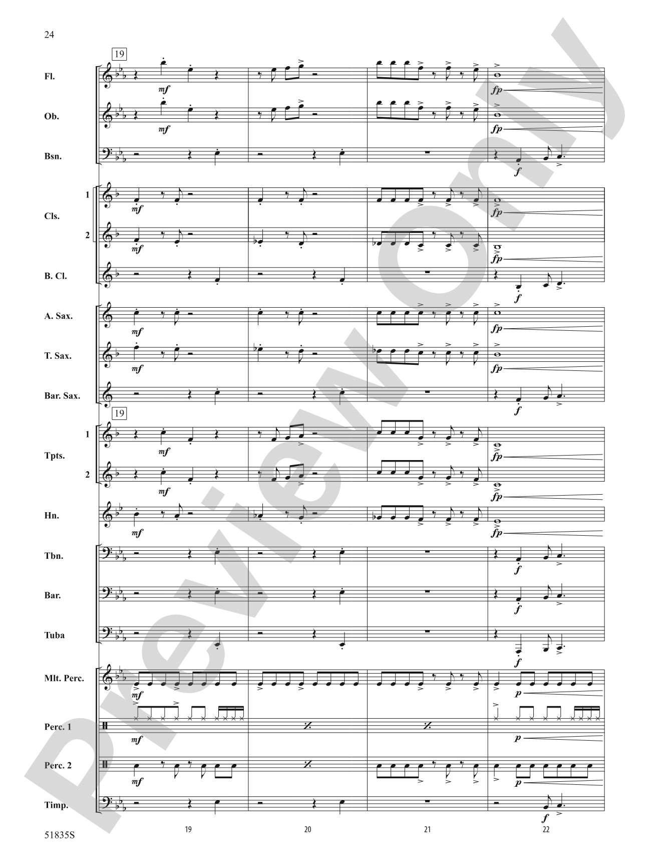 Perspectives: Concert Band Conductor Score & Parts