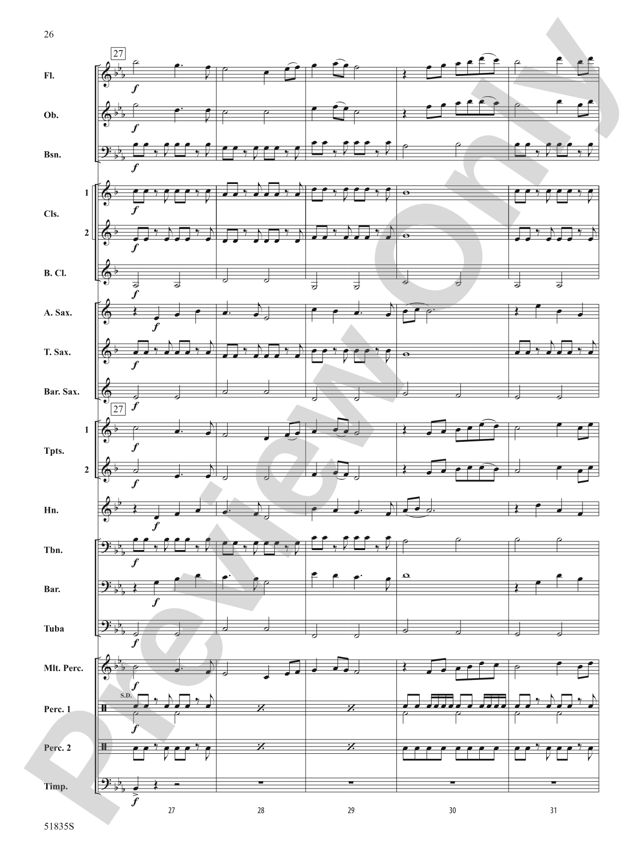 Perspectives: Concert Band Conductor Score & Parts
