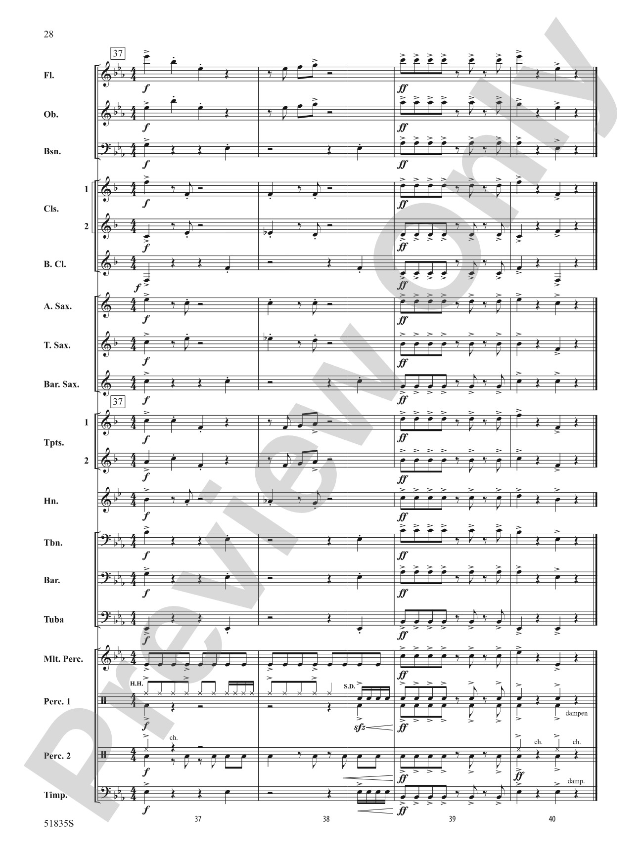 Perspectives: Concert Band Conductor Score & Parts
