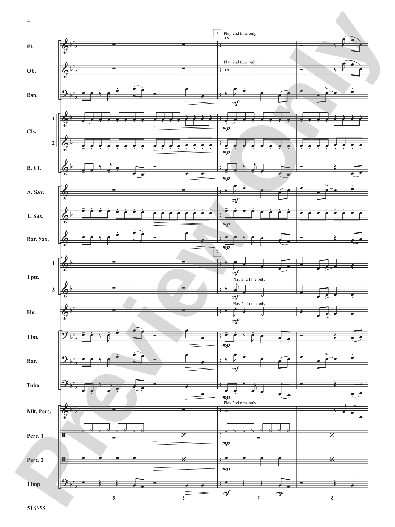 Perspectives: Concert Band Conductor Score & Parts