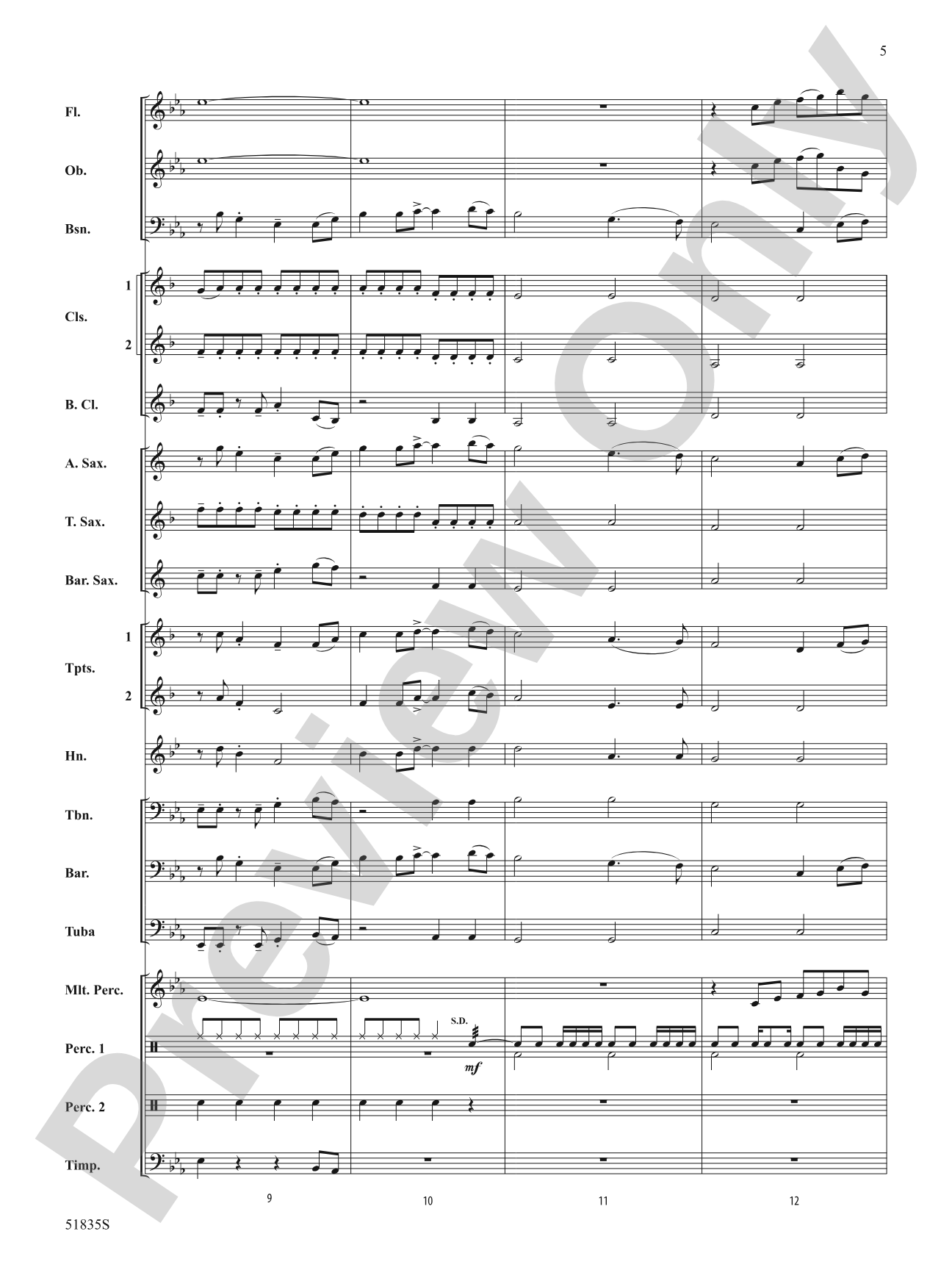 Perspectives: Concert Band Conductor Score & Parts