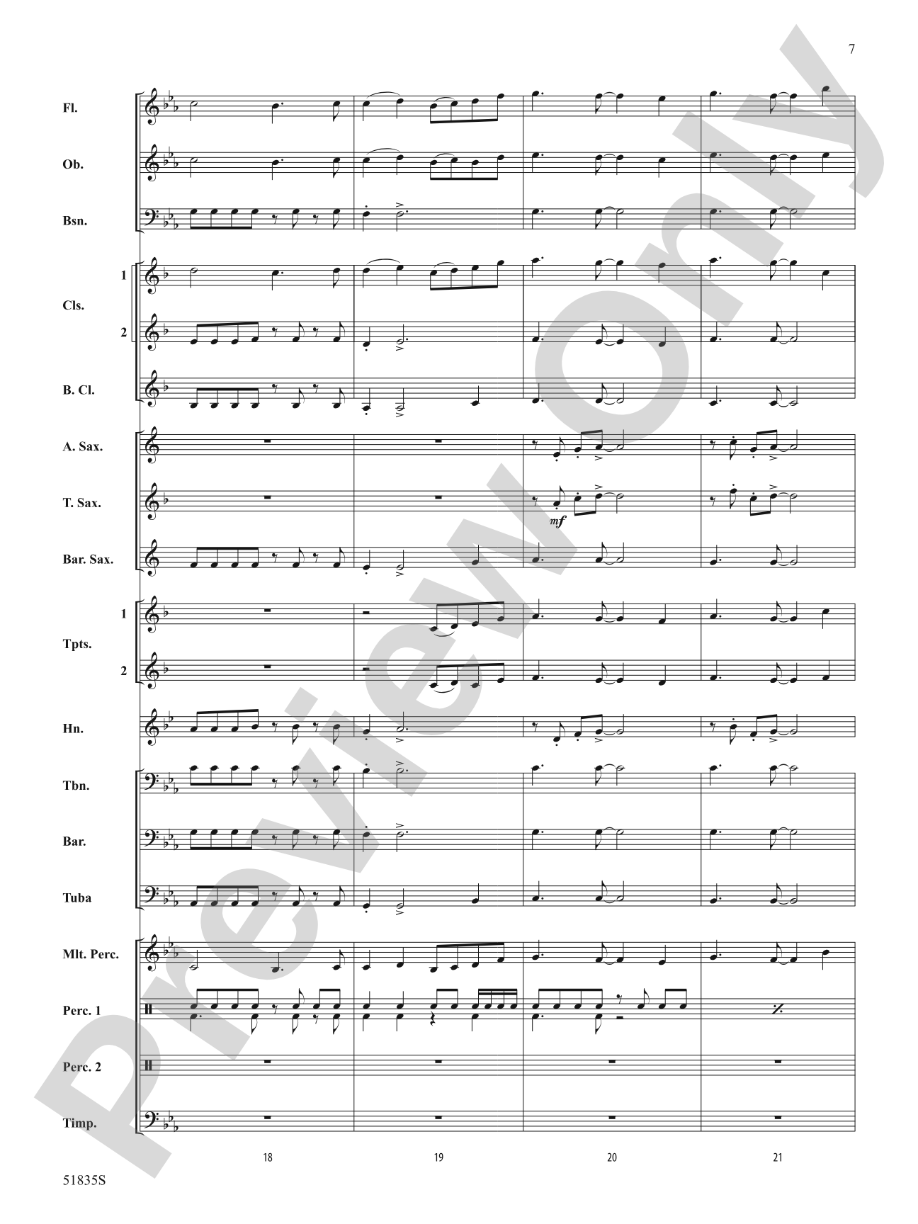 Perspectives: Concert Band Conductor Score & Parts