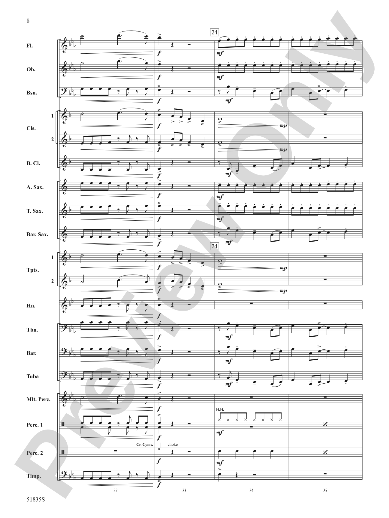 Perspectives: Concert Band Conductor Score & Parts