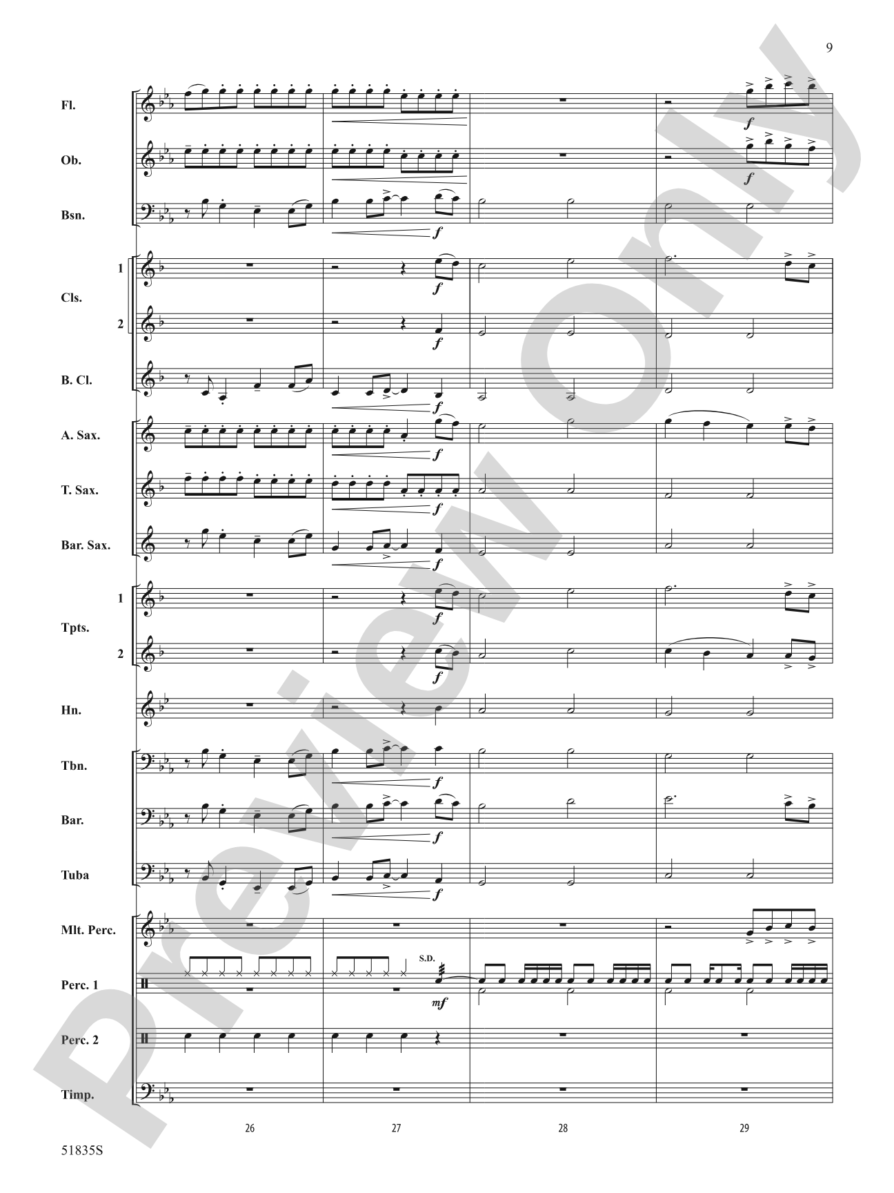 Perspectives: Concert Band Conductor Score & Parts