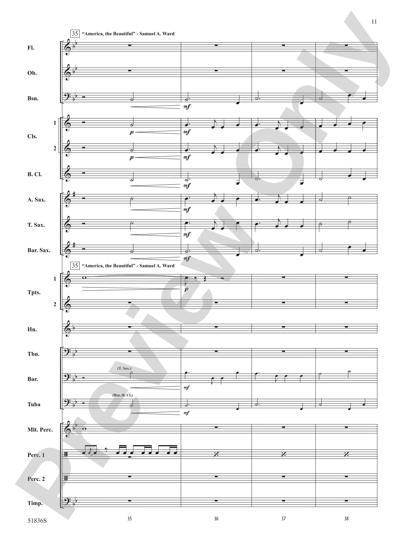 An American Celebration: Concert Band Conductor Score & Parts