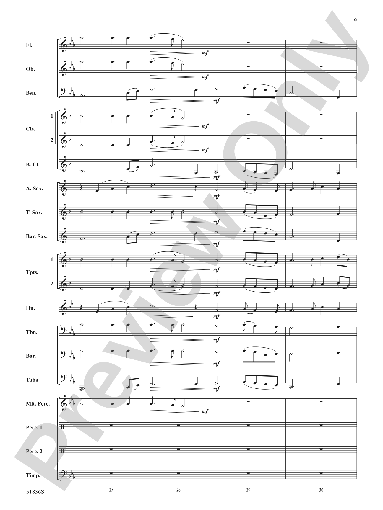 An American Celebration: Concert Band Conductor Score & Parts