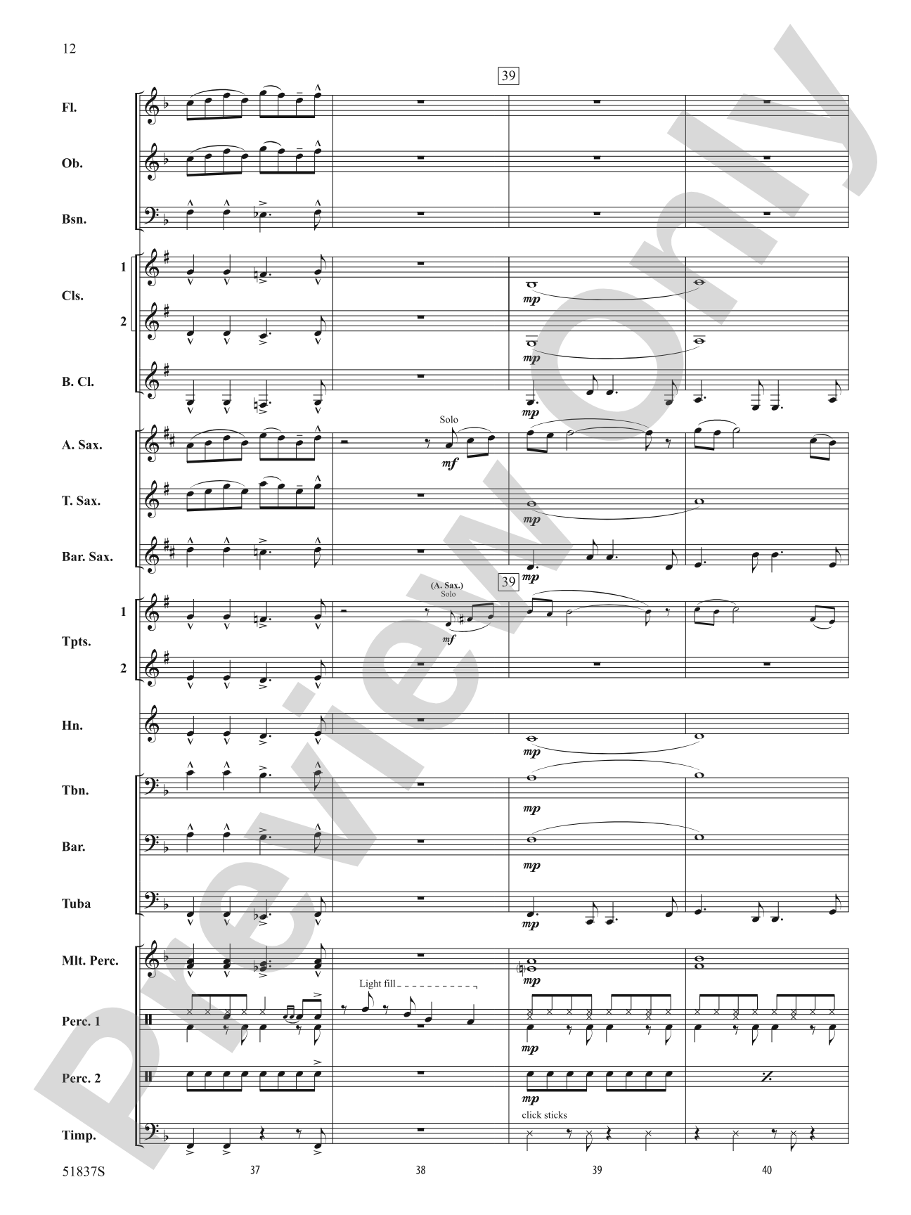 Christmas in Río: Concert Band Conductor Score & Parts