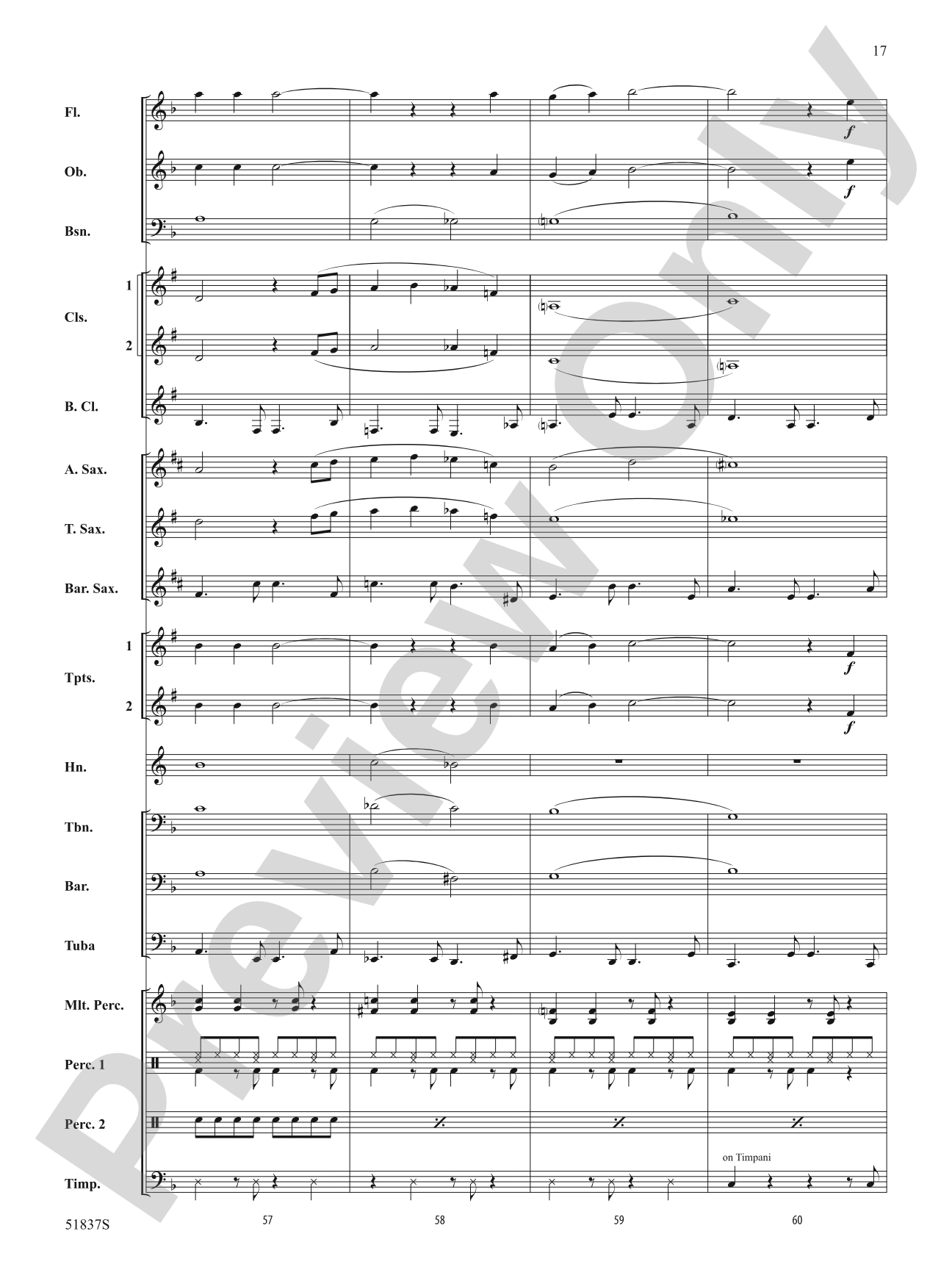 Christmas in Río: Concert Band Conductor Score & Parts