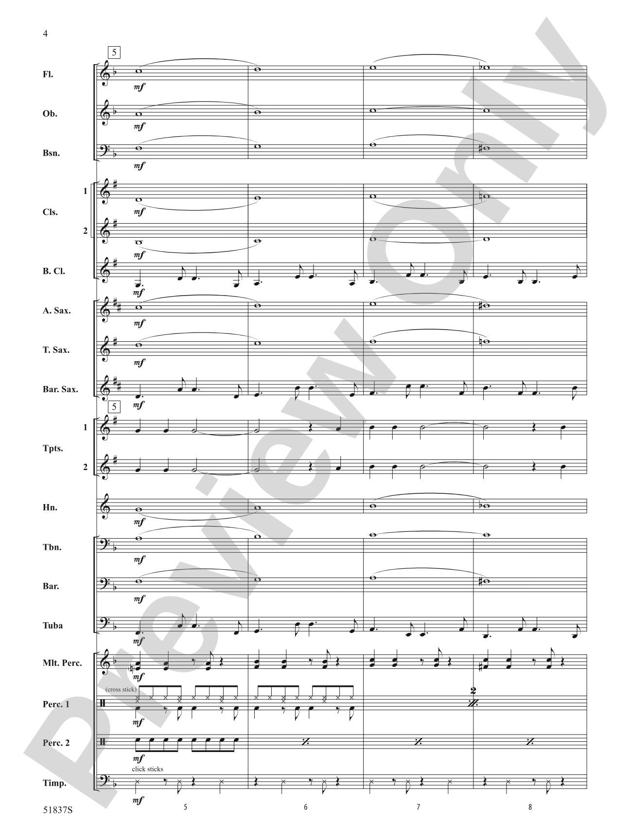 Christmas in Río: Concert Band Conductor Score & Parts