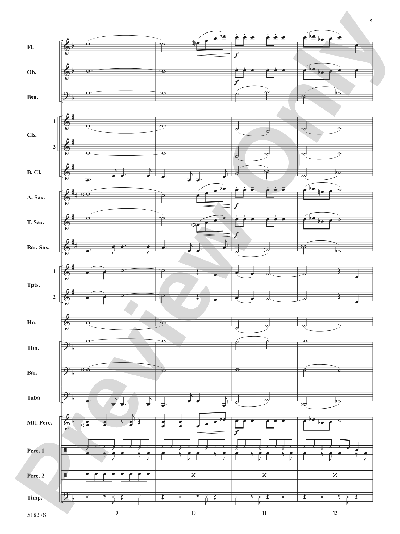 Christmas in Río: Concert Band Conductor Score & Parts