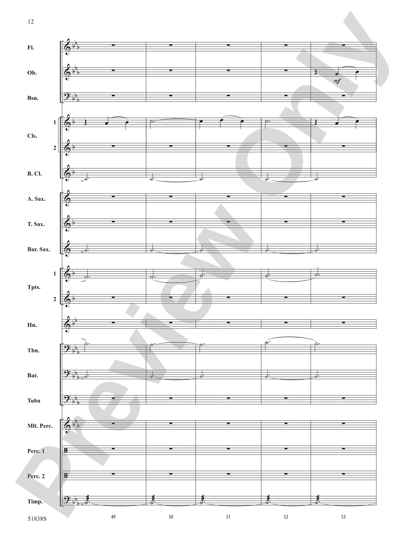 The Cajun Navy: Concert Band Conductor Score & Parts